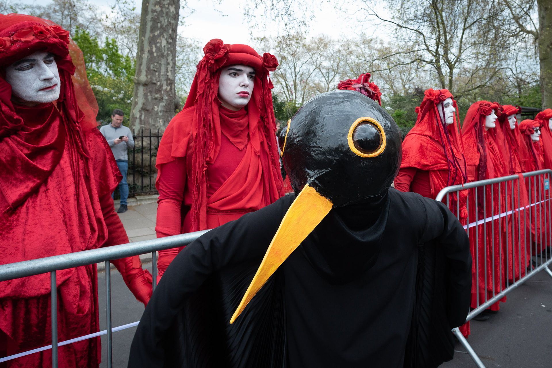 Blackbird and Red Rebel Brigade © Ron Fassbender