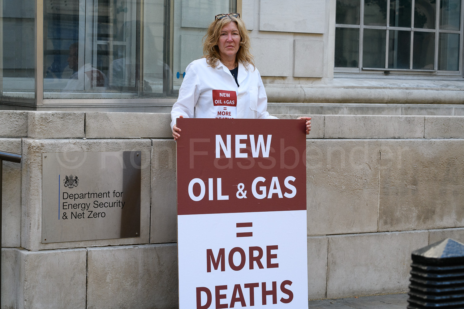 Scientists on Survival, DESNZ protest © Ron Fassbender