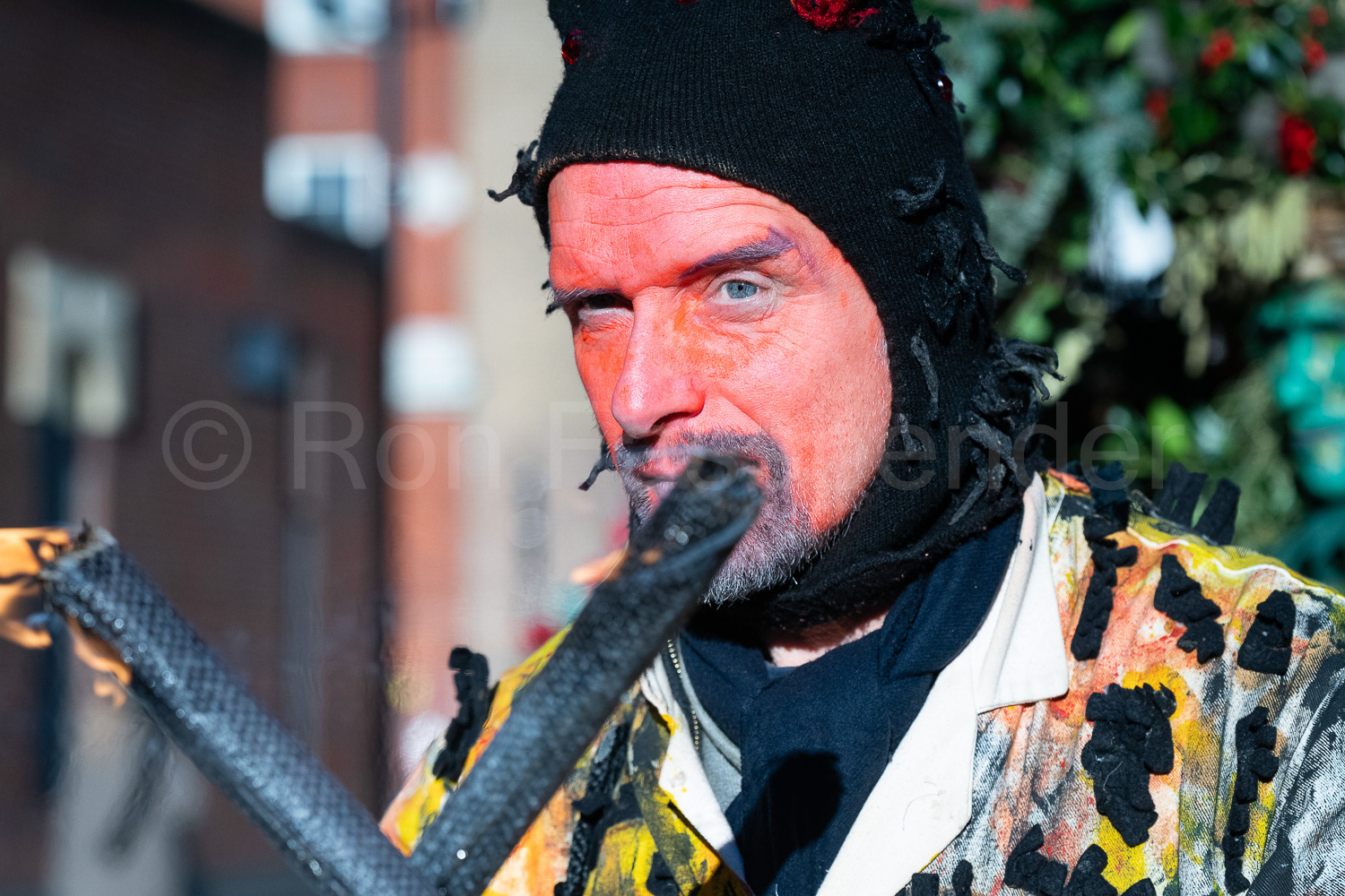 The Devil joins Wassail parade © Ron Fassbender