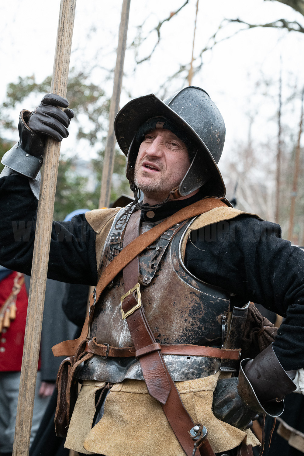 Pikeman in The Mall © Ron Fassbender