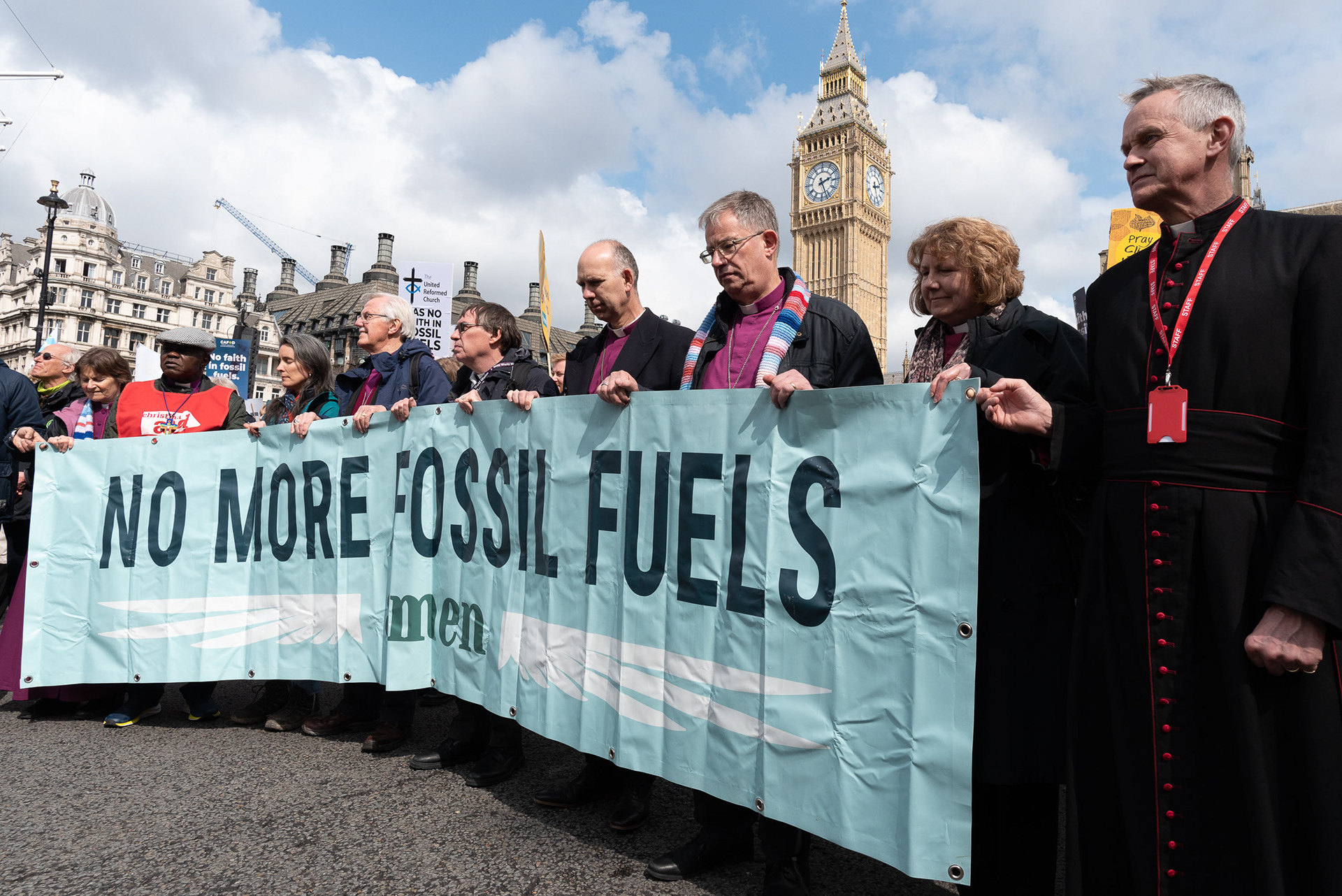 Christian Climate Action in Parliament Square © Ron Fassbender