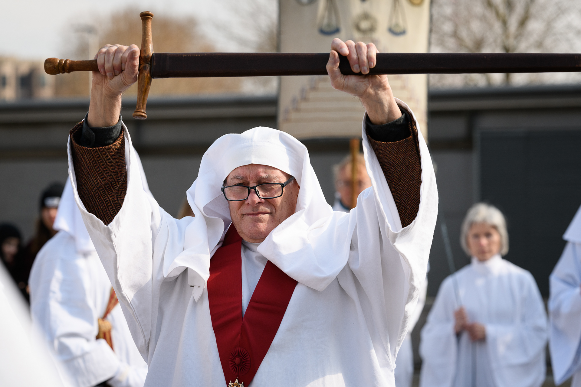Druids Spring Equinox ceremony, London, 20/3/22. Image 006 © Ron Fassbender