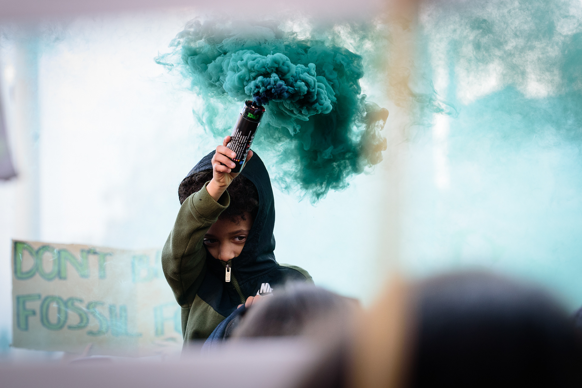 Student climate strike, London, 15/2/19. Image 011. © Ron Fassbender