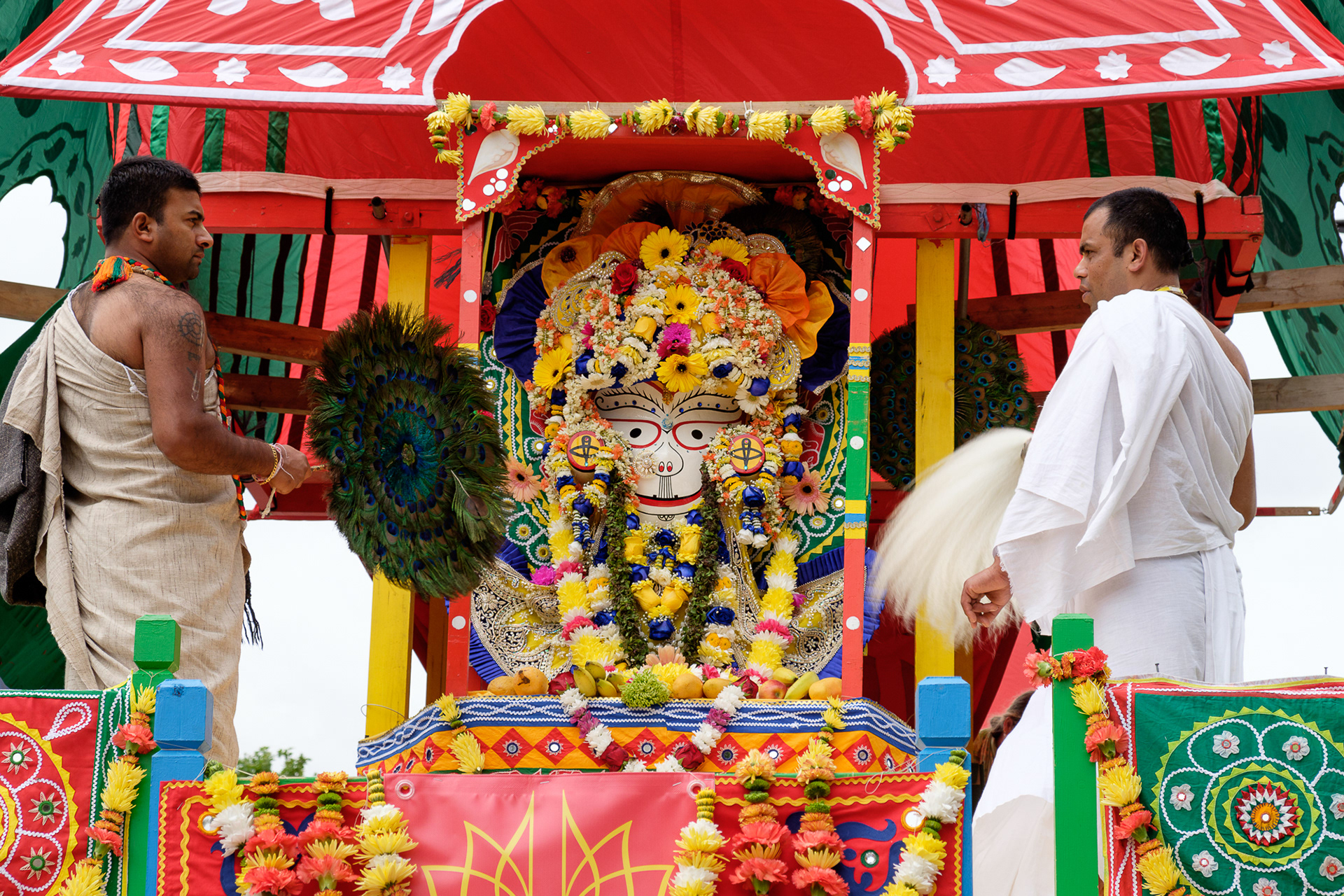 Ratha Yatra parade, London, UK. © Ron Fassbender