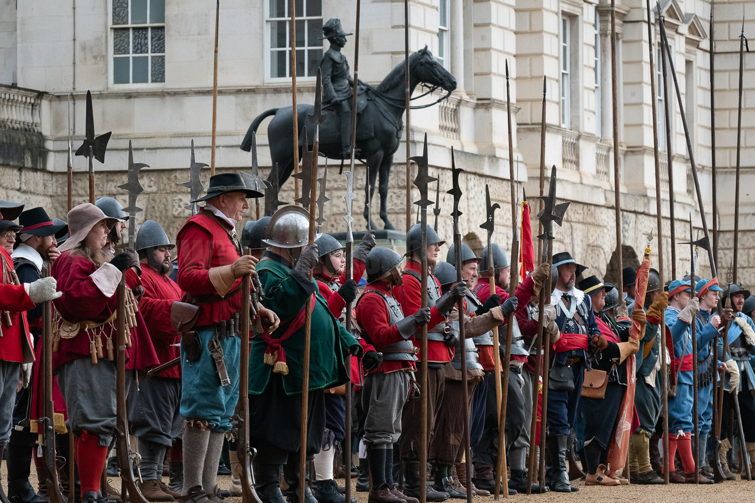 Pikemen in Horse Guards Parade © Ron Fassbender