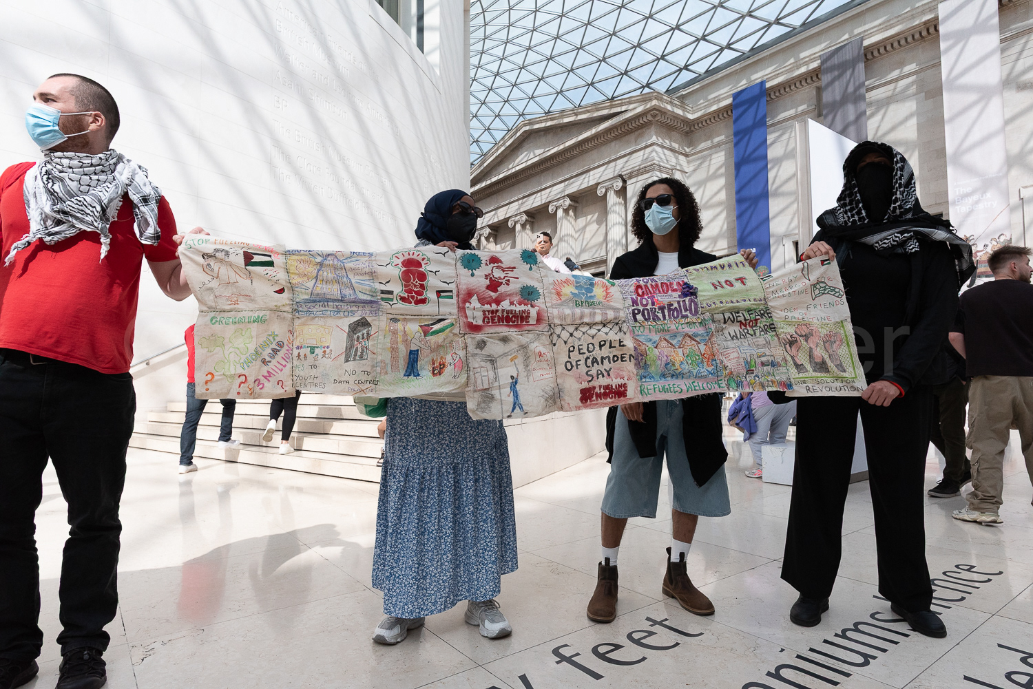 British Museum 'Drop BP' protest © Ron Fassbender
