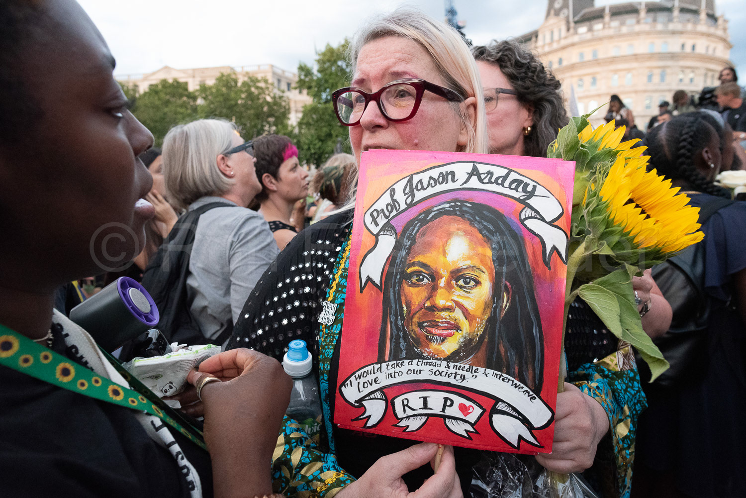 London vigil for Jason Arday © Ron Fassbender