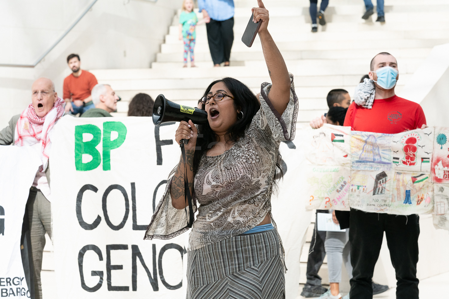 British Museum 'Drop BP' protest © Ron Fassbender