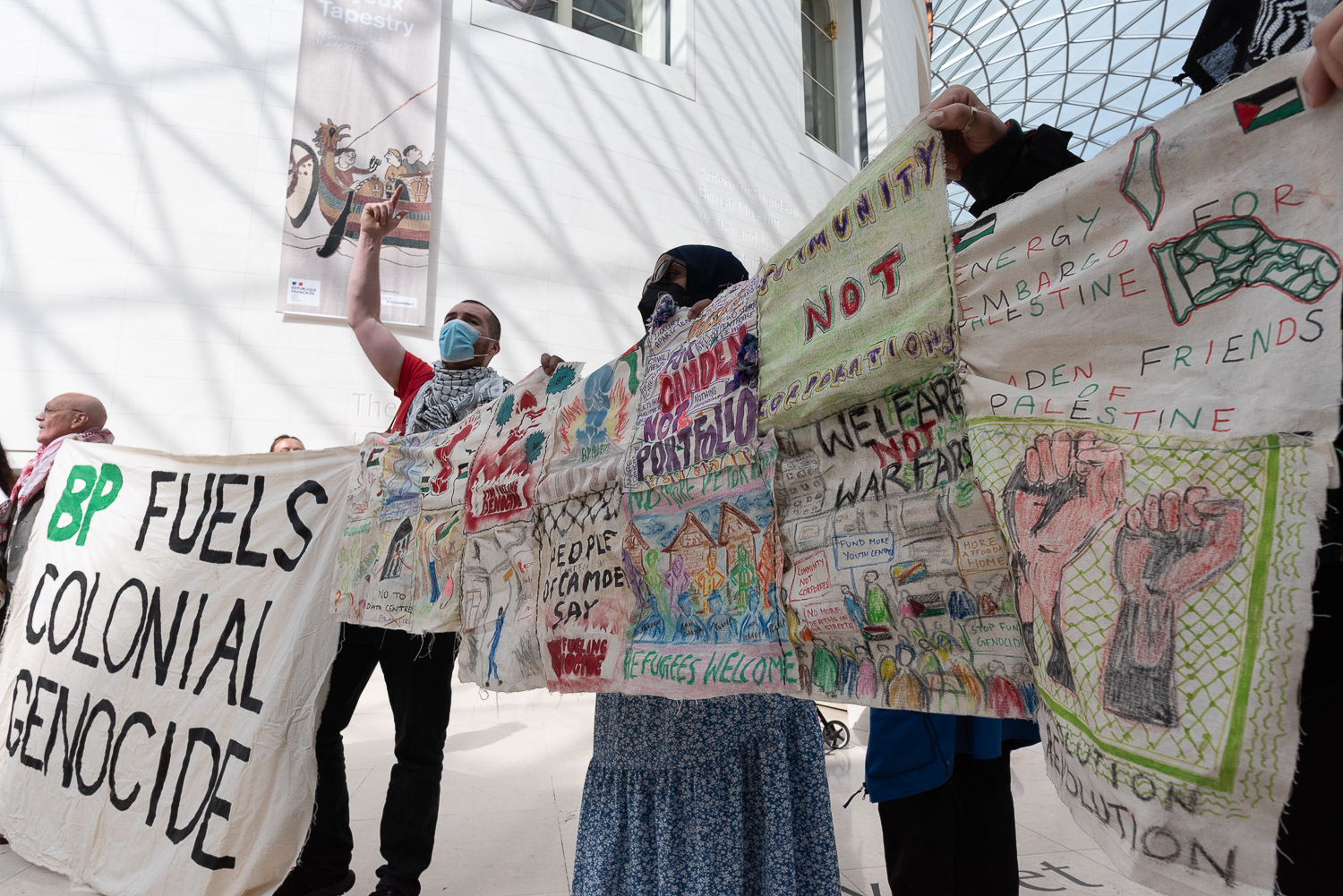 British Museum 'Drop BP' protest © Ron Fassbender