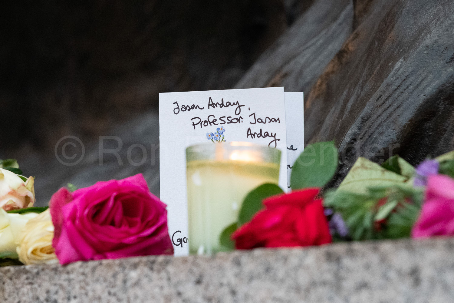 London vigil for Jason Arday © Ron Fassbender