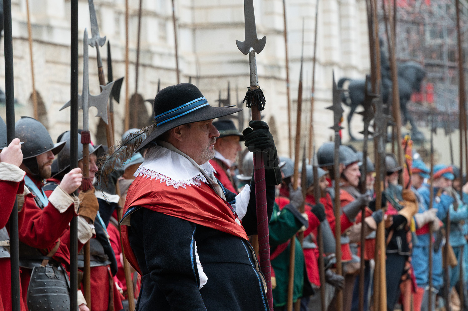 Pikemen in Horse Guards Parade © Ron Fassbender