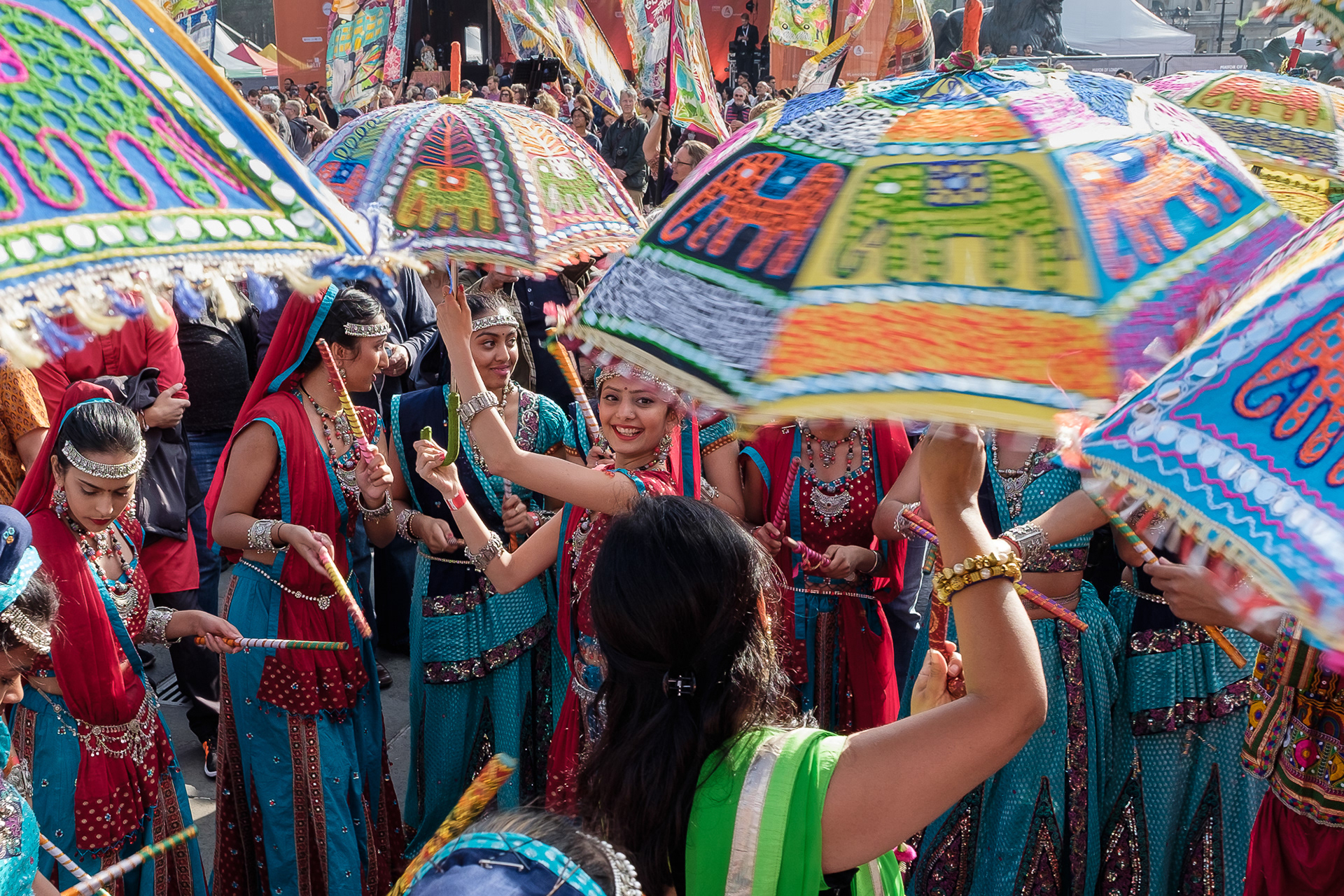 Diwali celebration, London, UK. Image 003. © Ron Fassbender