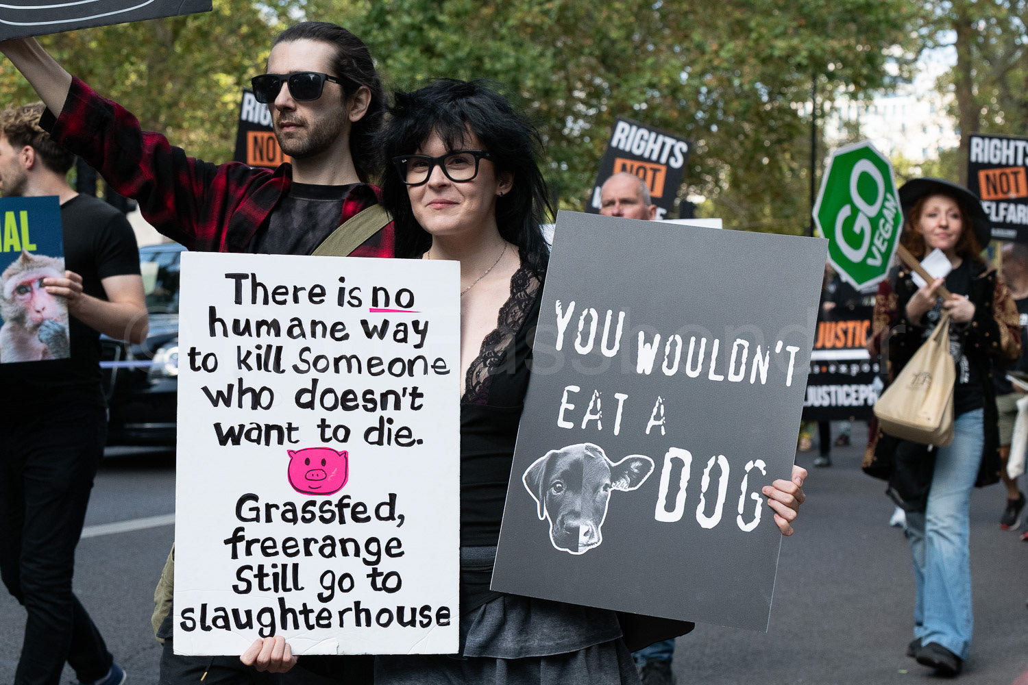 National Animal Rights March © Ron Fassbender
