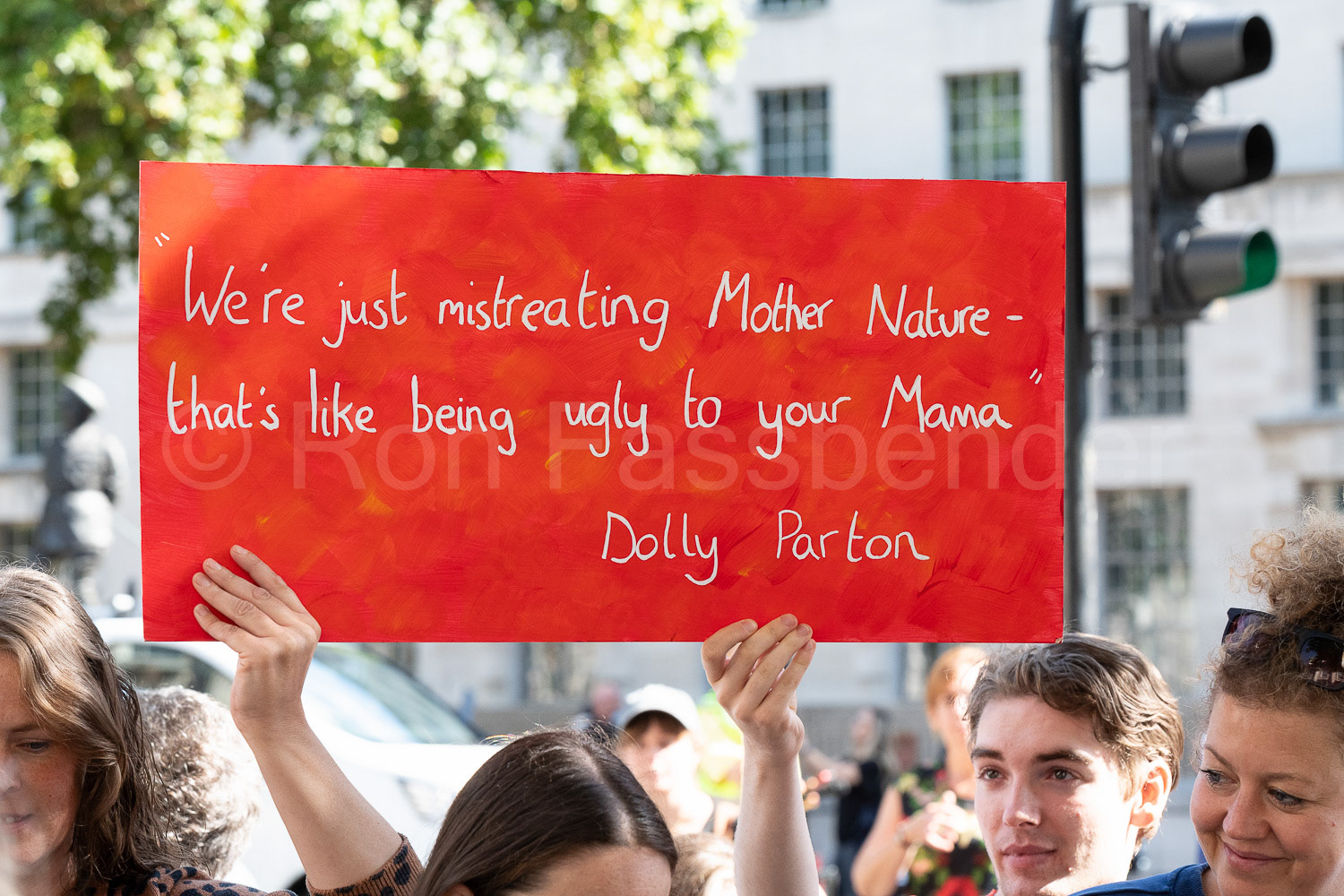 Mothers Rise Up Whitehall climate protest © Ron Fassbender