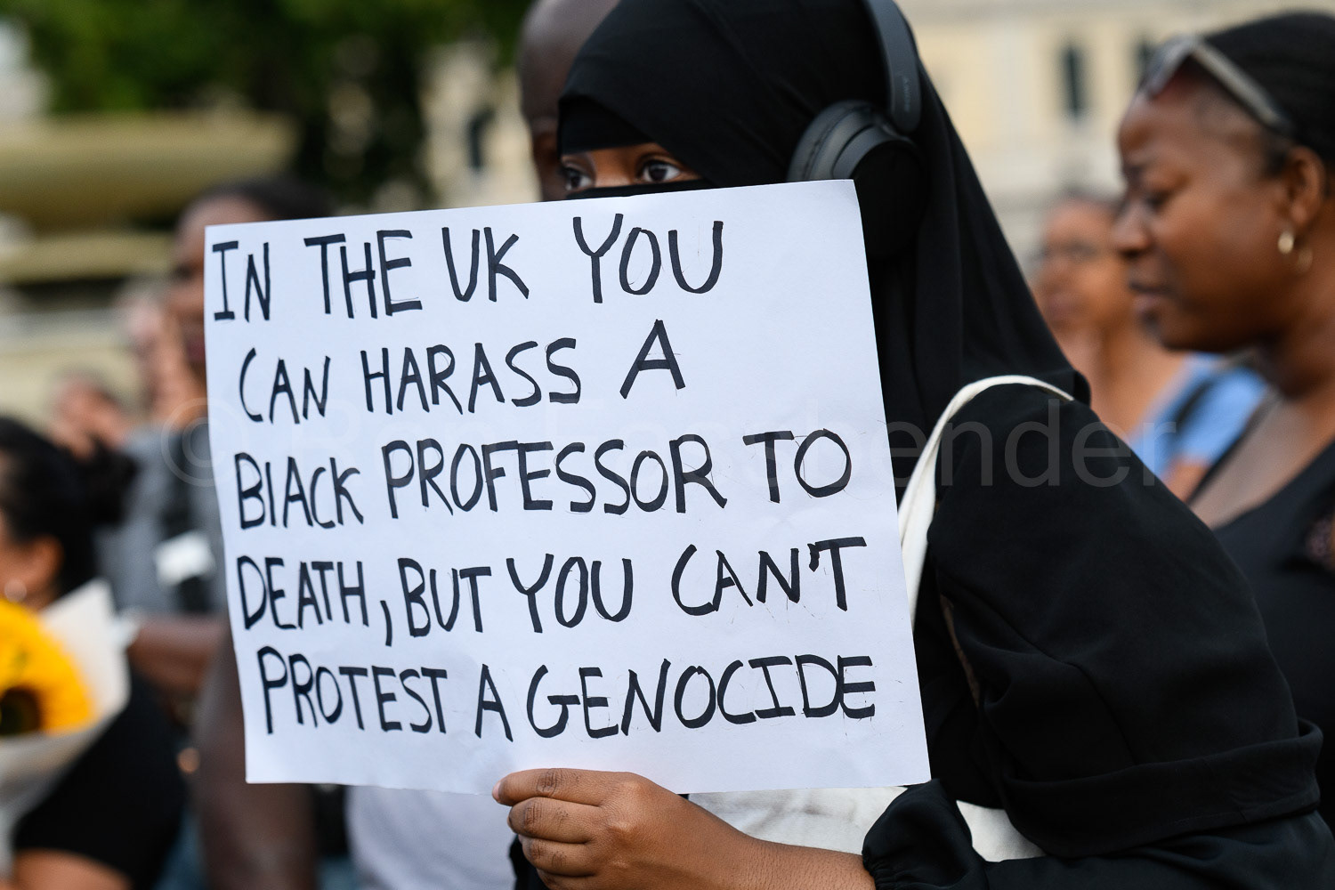 London vigil for Jason Arday © Ron Fassbender