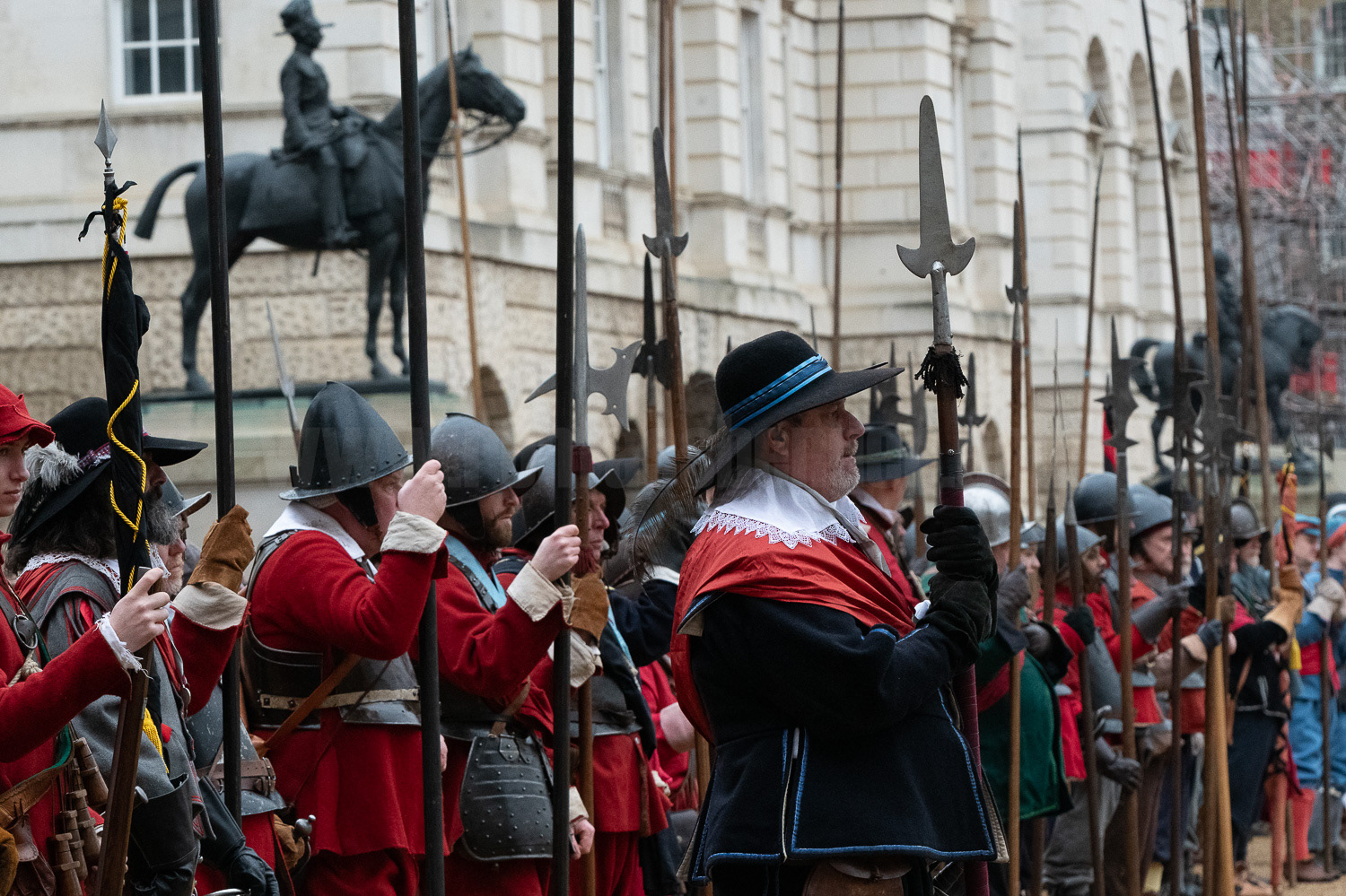 Pikemen in Horse Guards Parade © Ron Fassbender