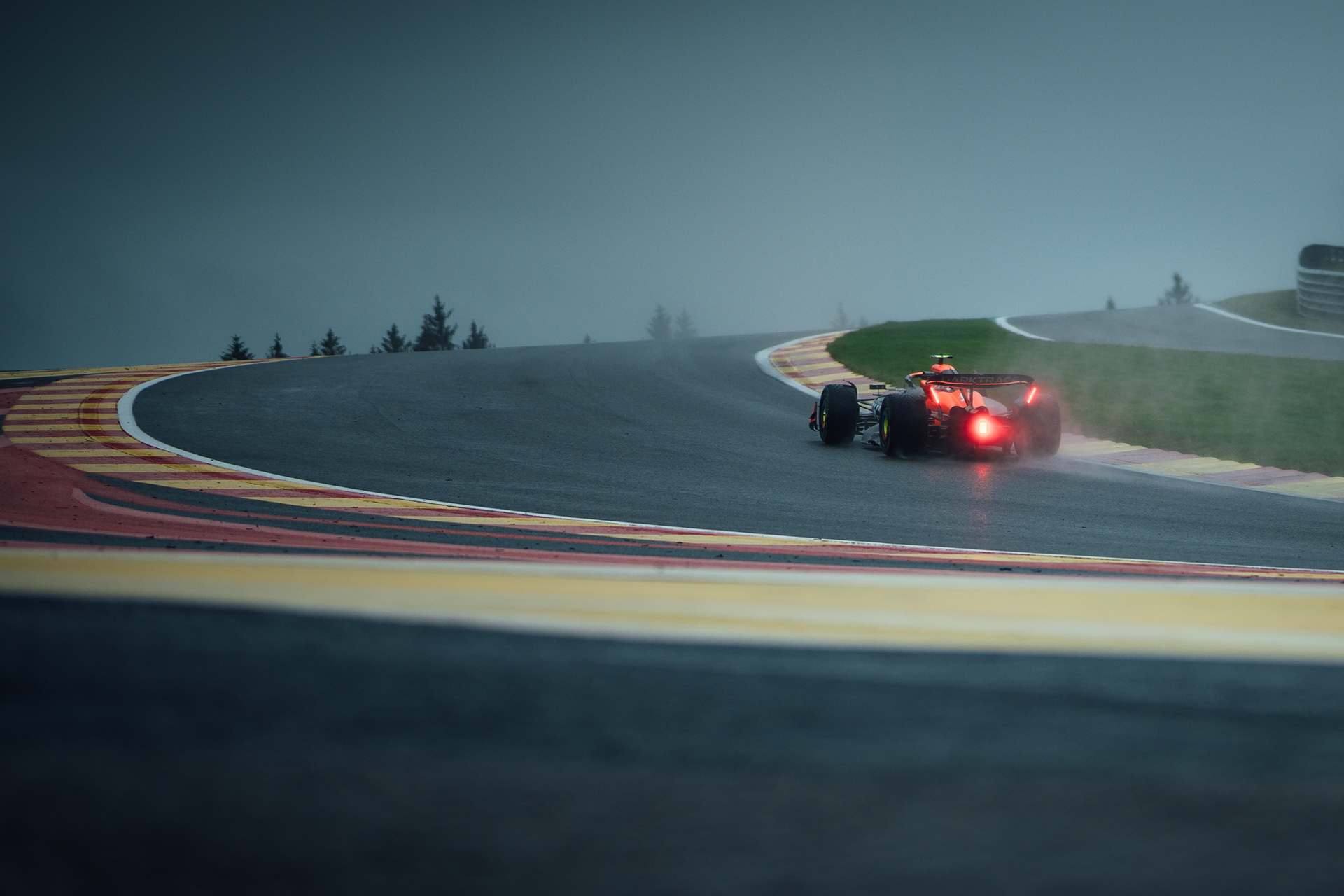 F1 Spa 2024 - Lando Norris in the Rain
