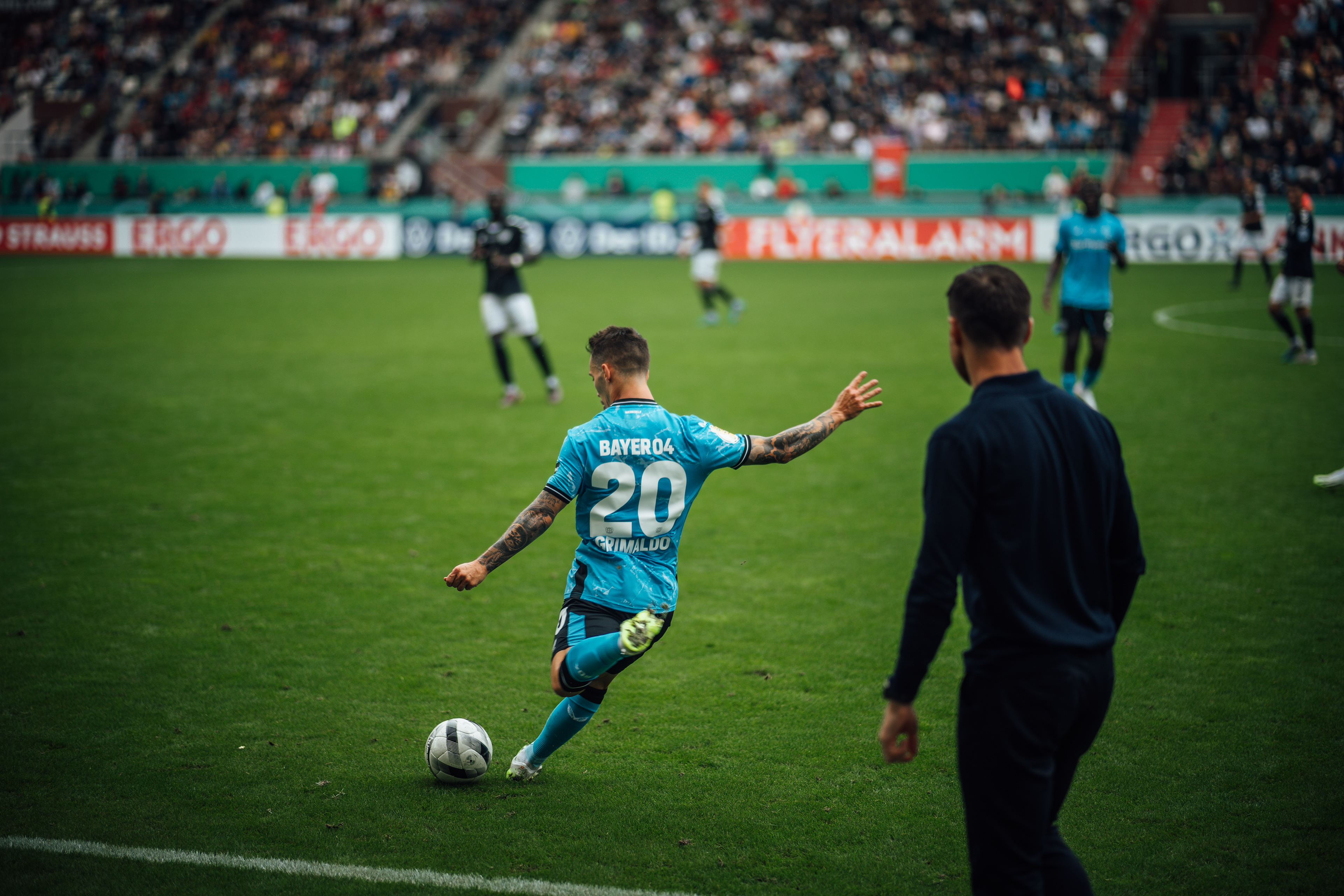 Bayer Leverkusen vs Teutonia Ottensen - Grimaldo