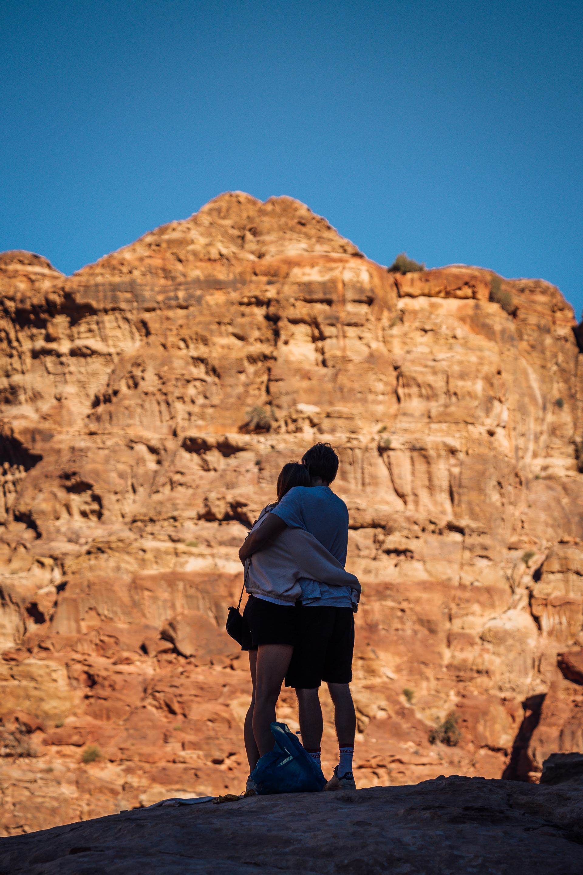 Strangers in Petra, Jordan