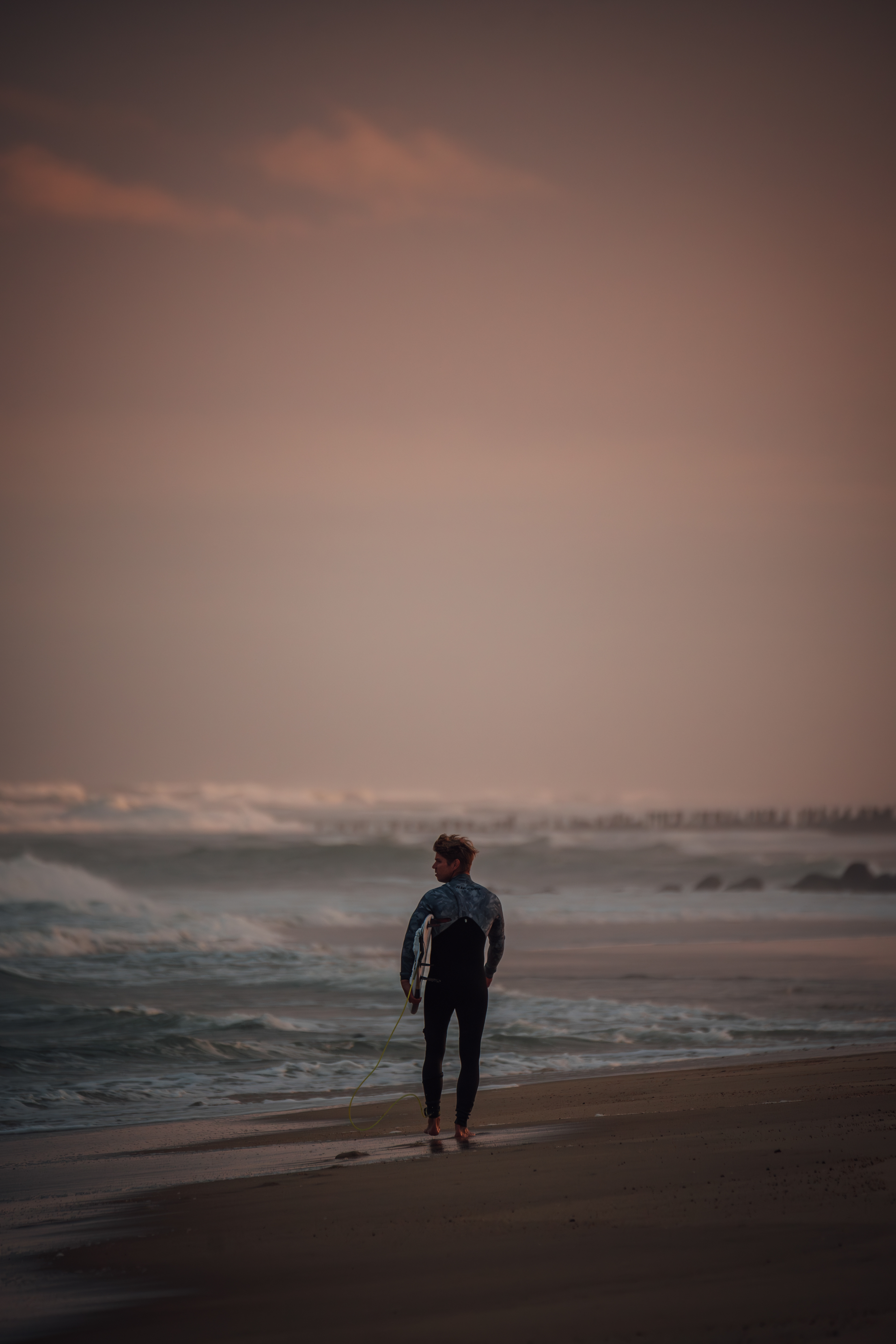 Surfer in Seignosse