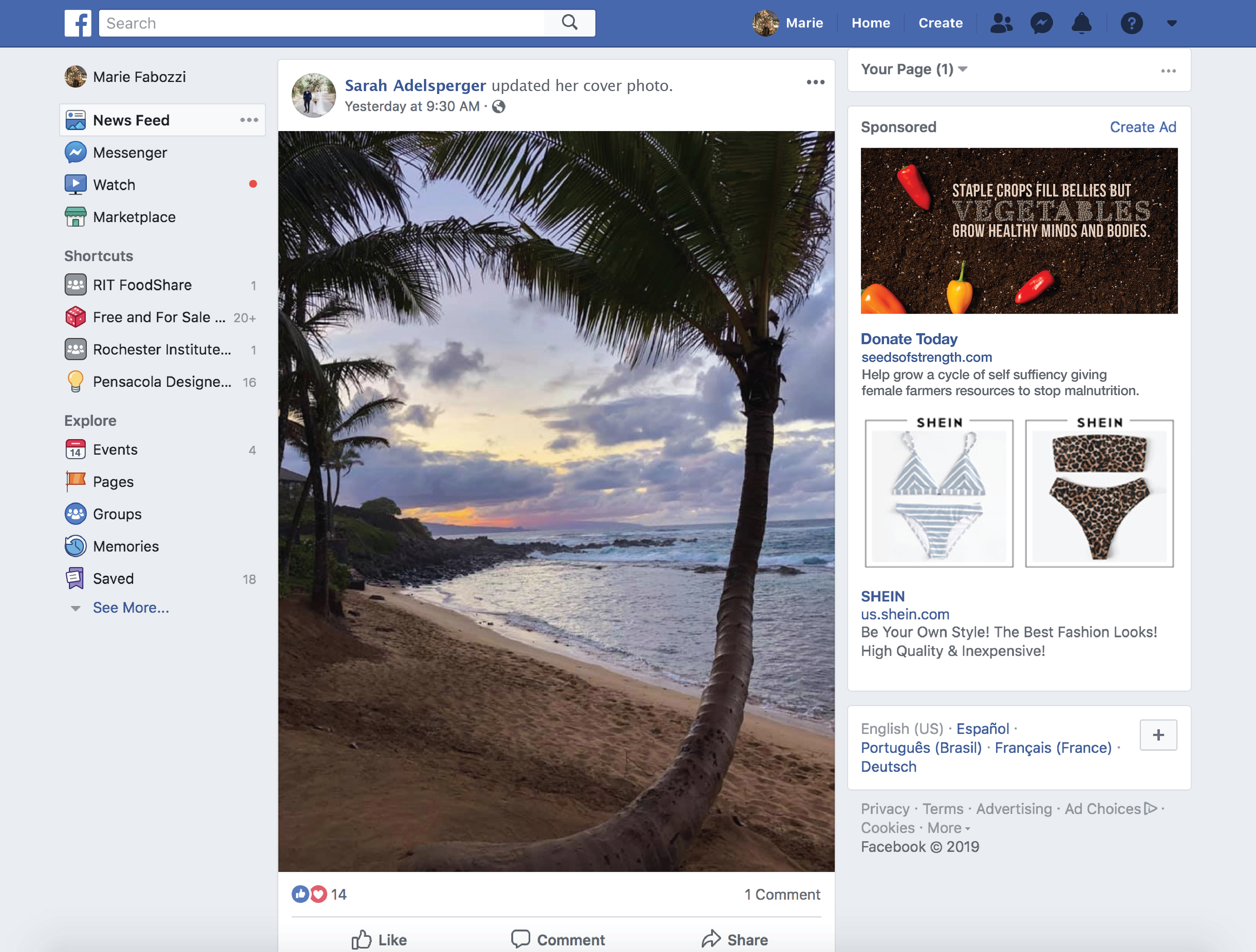 Facebook Banner Ad