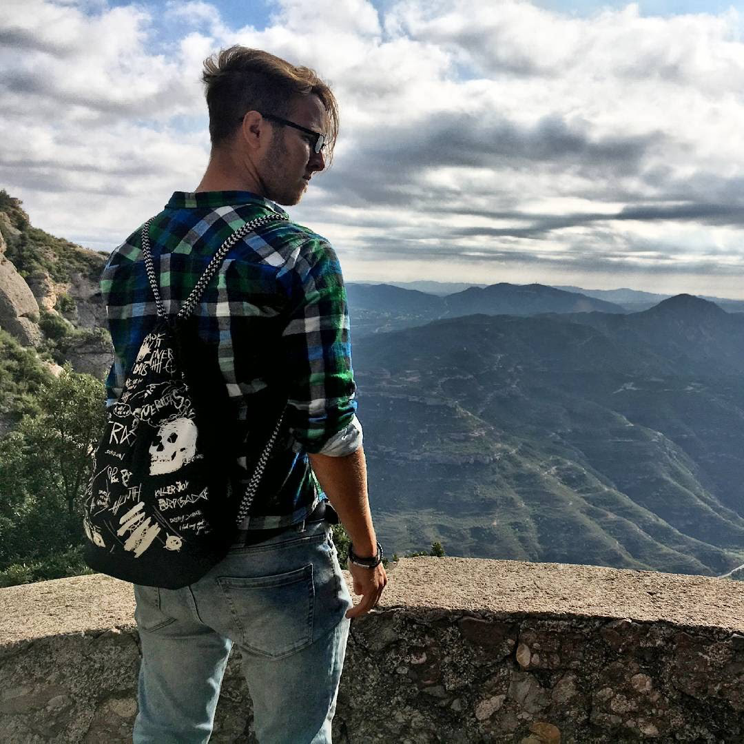 Montserrat, halfway up