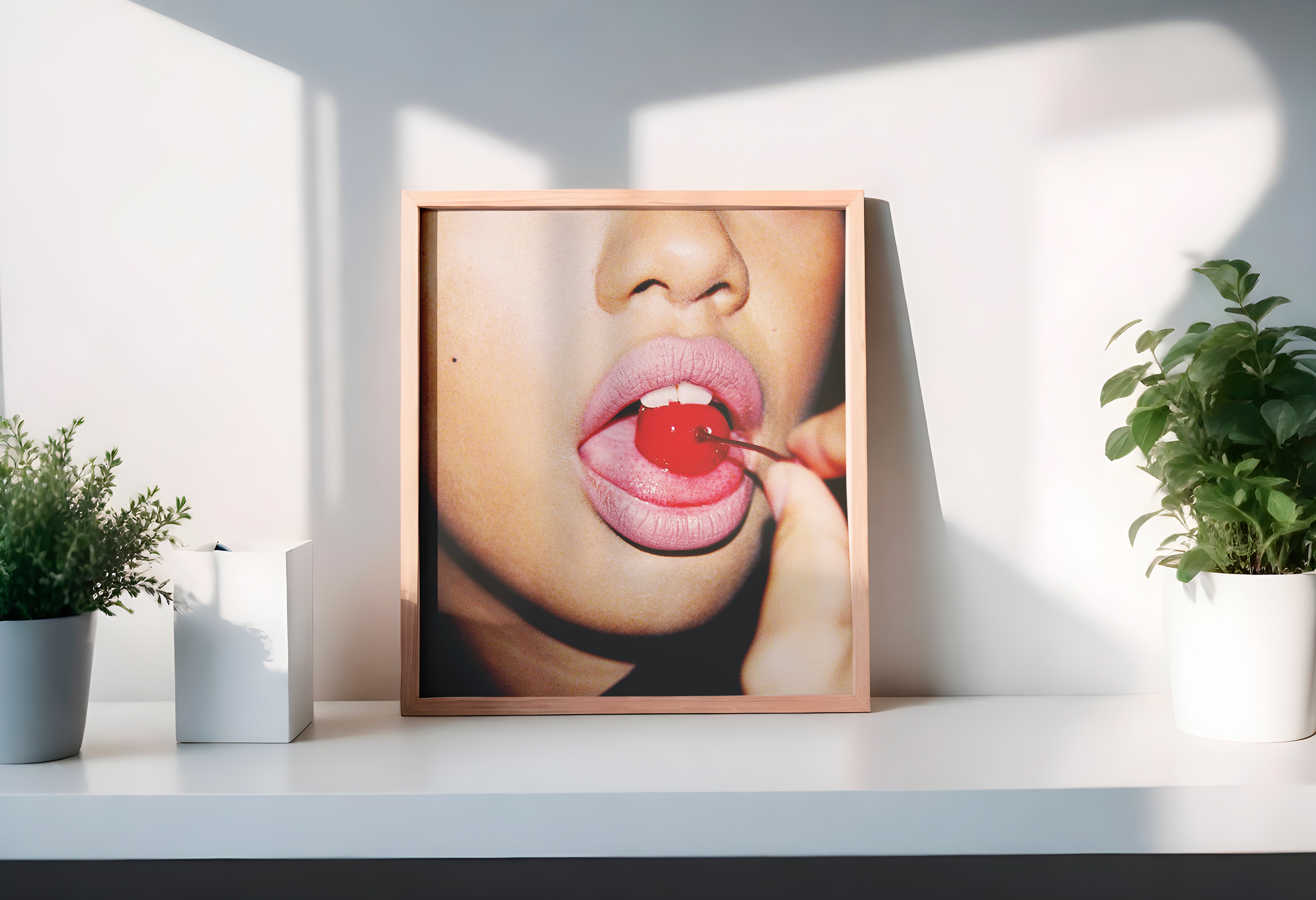 CHERRY POSTER + FRAME - RAY LITSALA