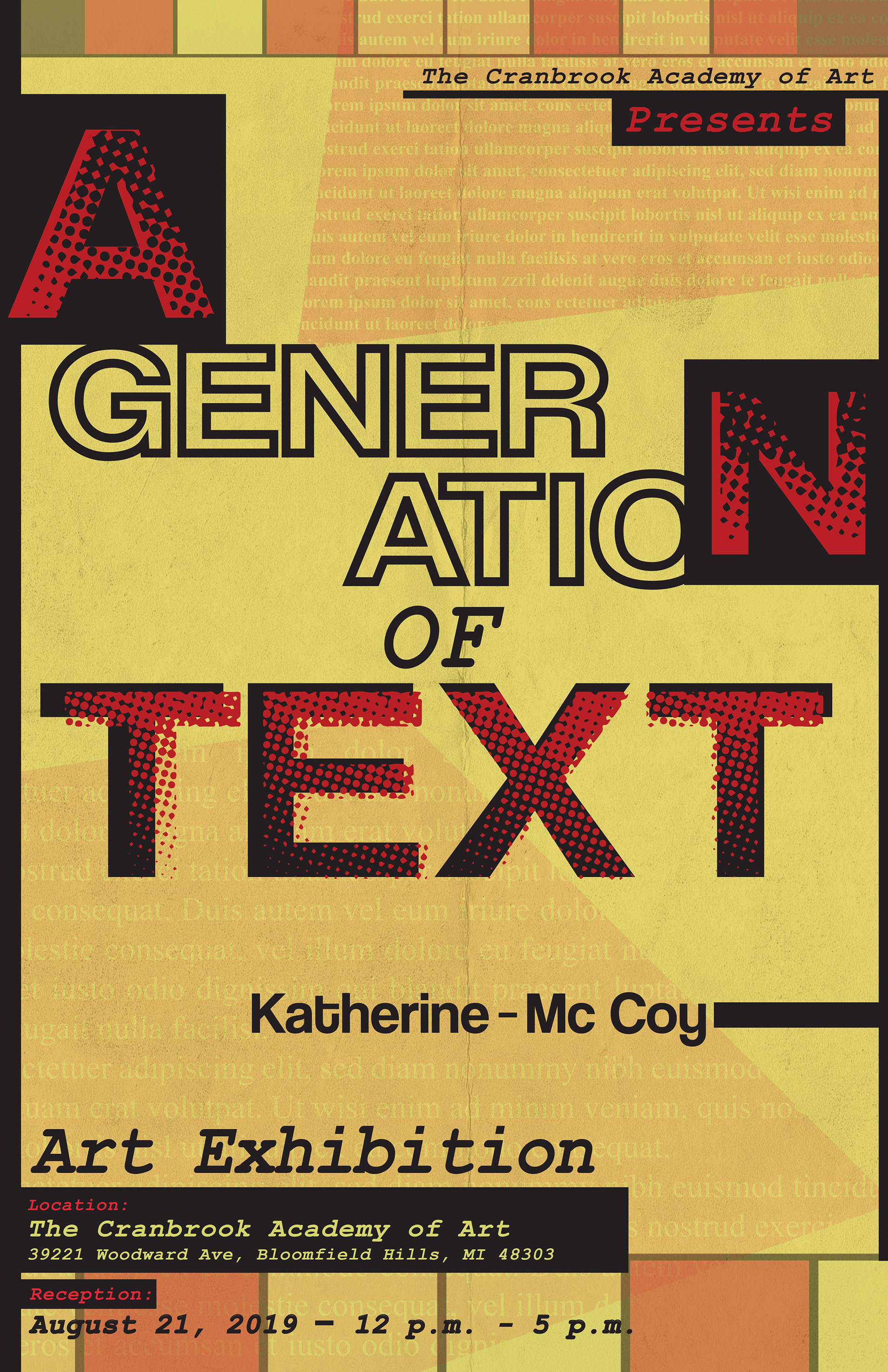 Poster Design for a possible Graphic Design show