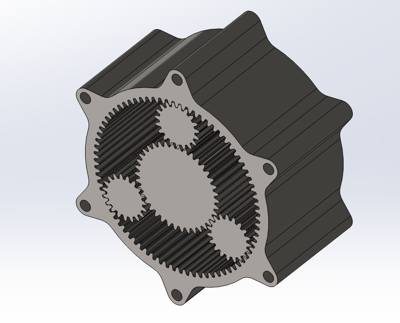 In progress gear CAD