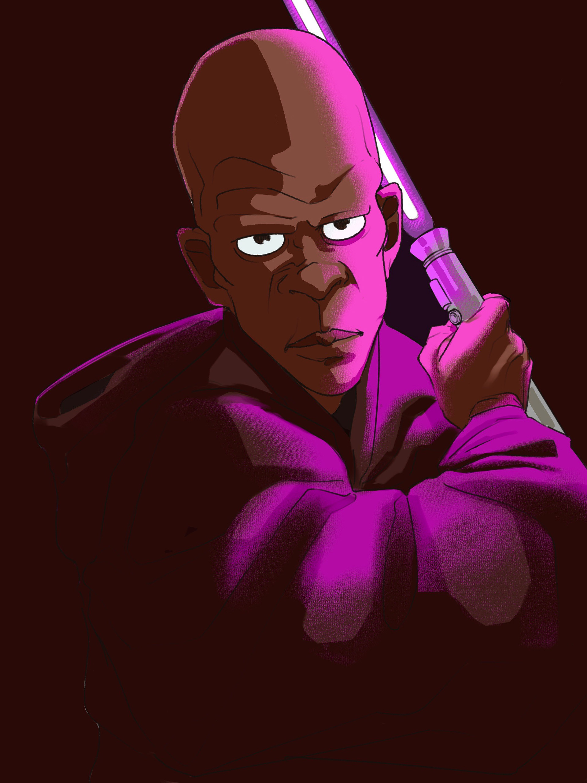 "Mace Windu" (Star Wars Fan Art) 2026
