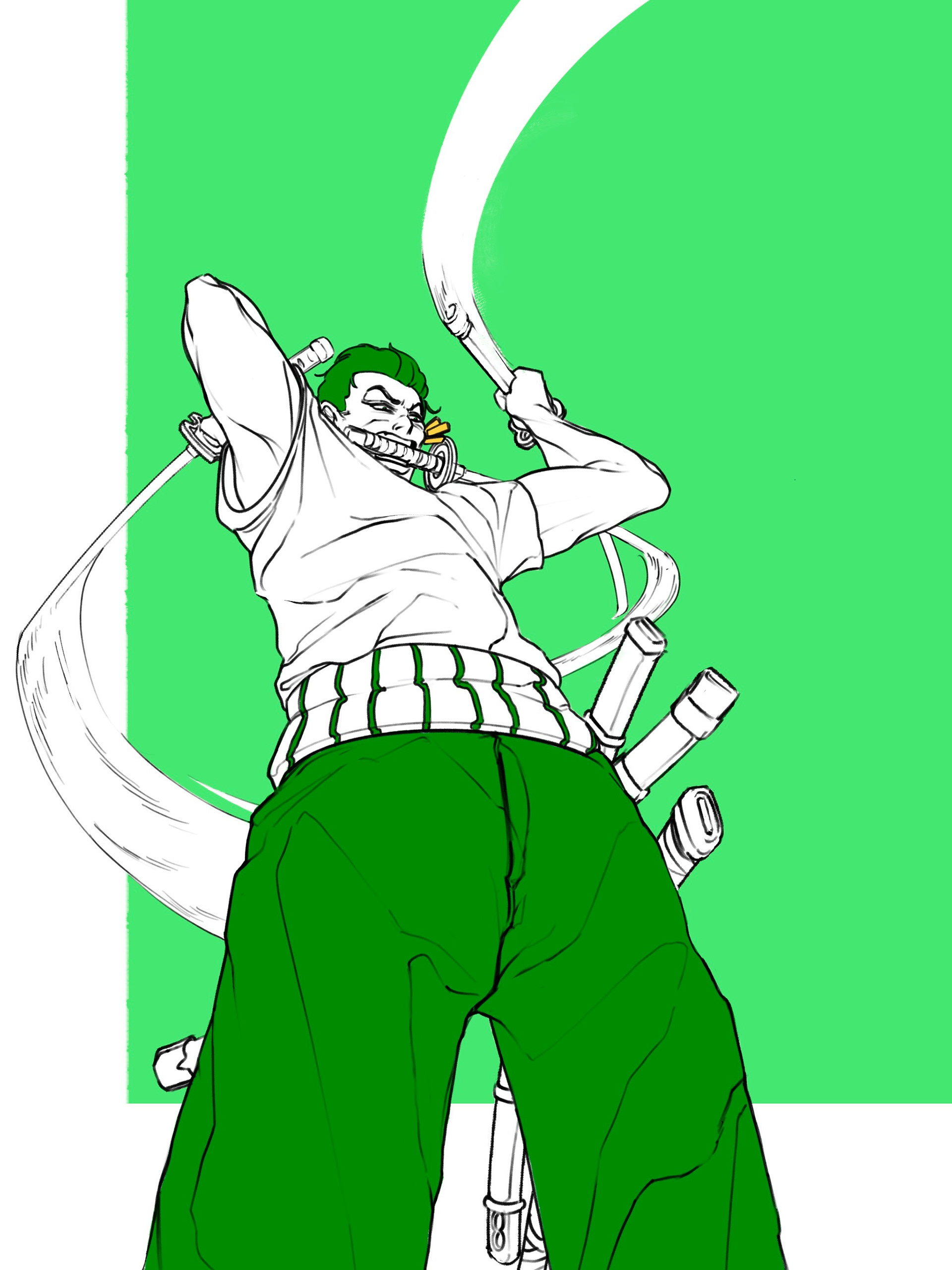 "Roronoa Zoro" (One Piece Fan Art) 2026