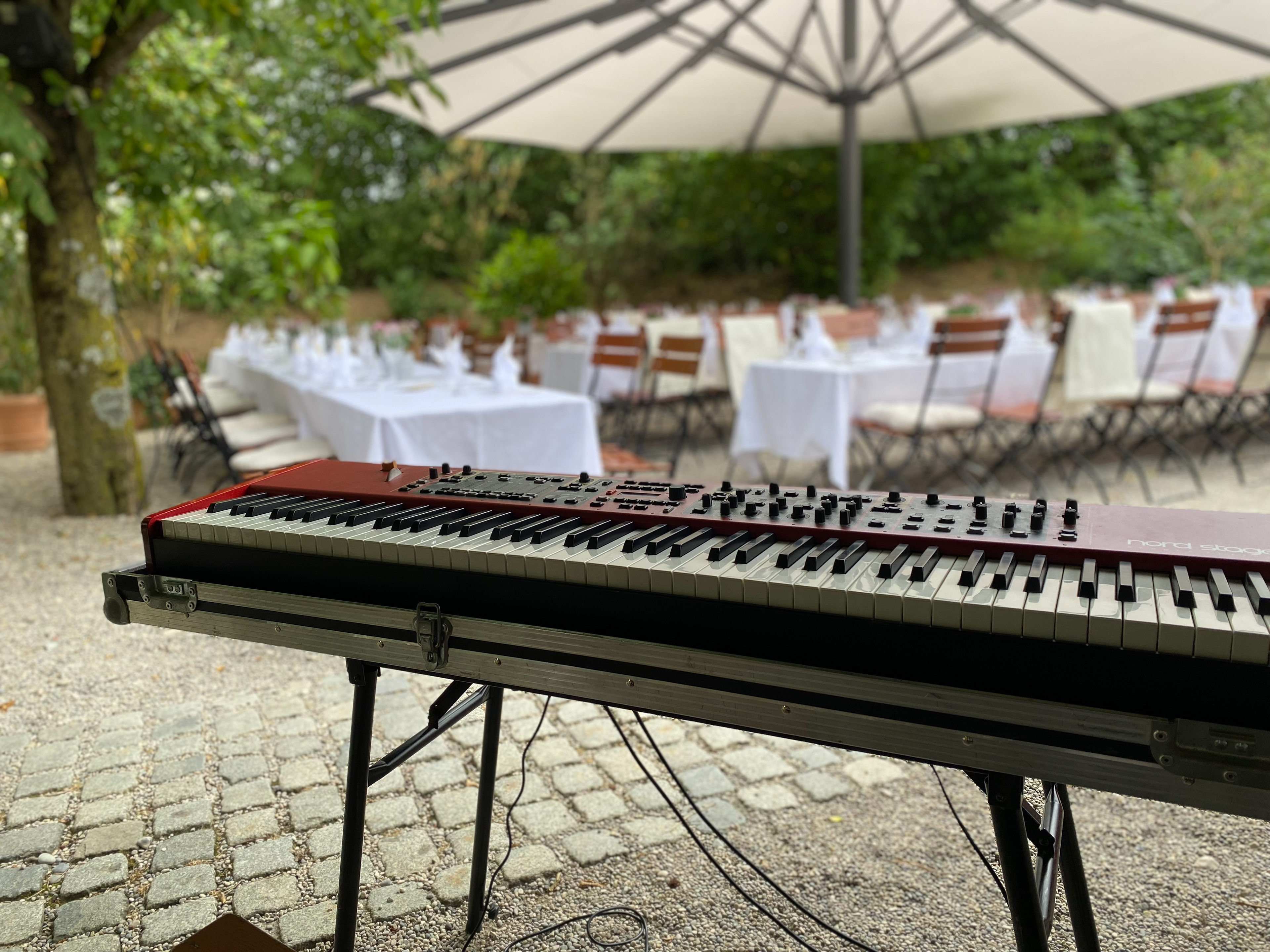 Hintergrundmusik auf einer Hochzeit in Weissenfeld 2022