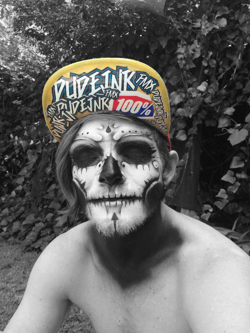 day of the dead sugar skill airbrushed face makeup