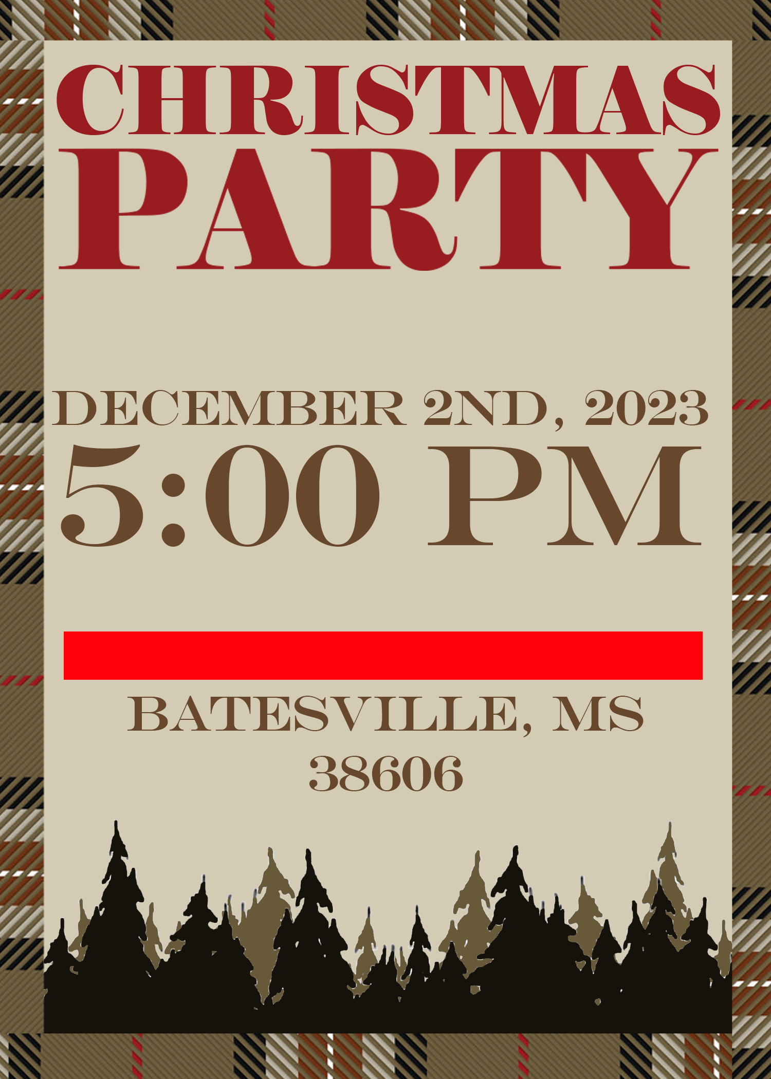 Commission for a party invite created using Adobe Photoshop.
