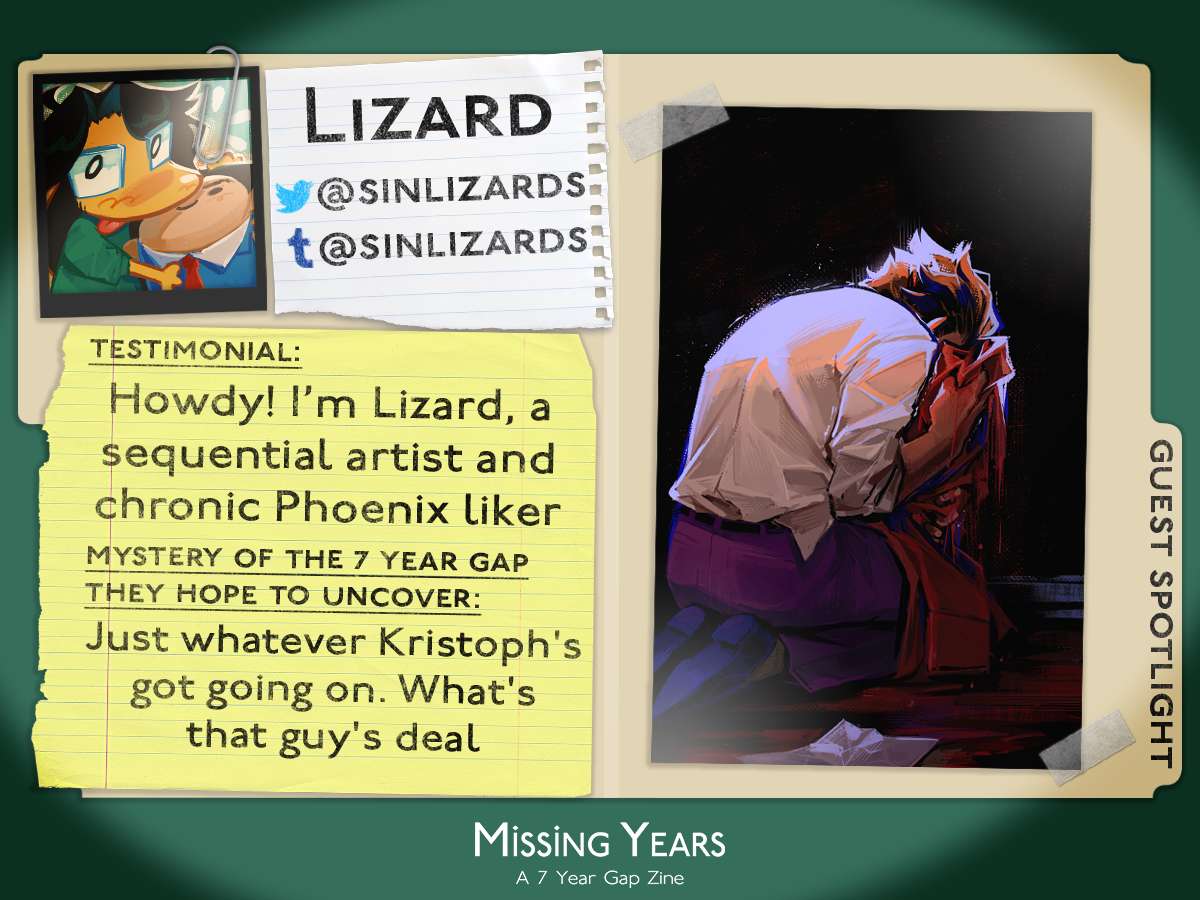 Design by Julia Savoca Gibson and artwork by Lizard (Twitter @sinlizards).