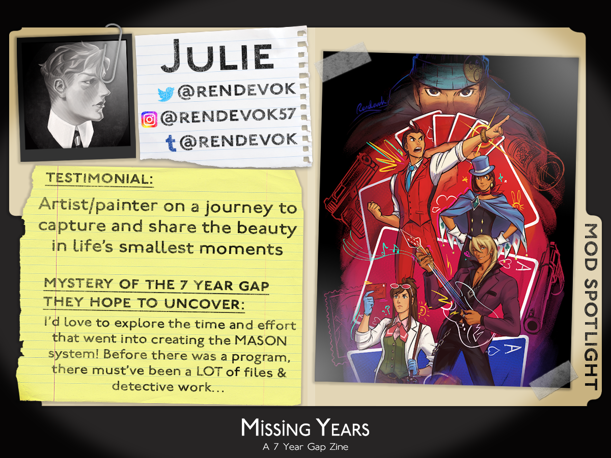 Design by Julia Savoca Gibson and artwork by Julie (Twitter @rendevok).