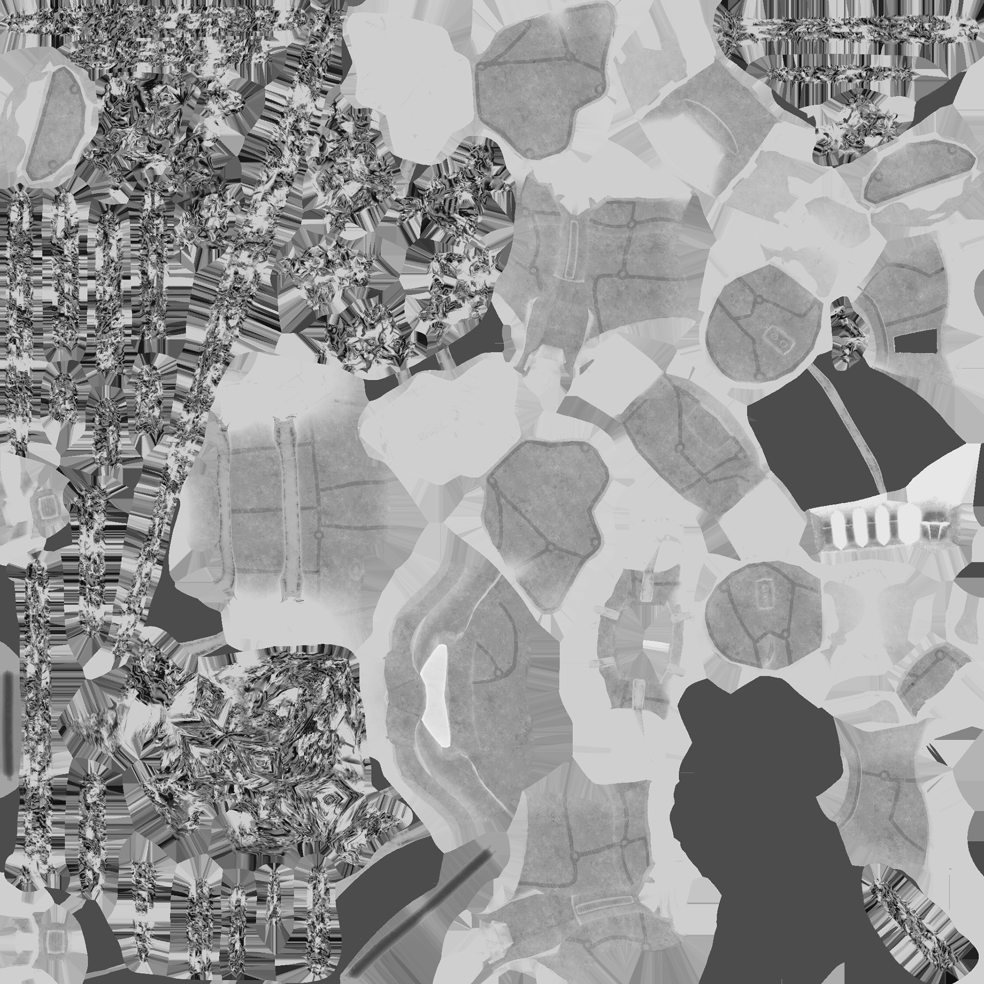 Metallic Smoothness map