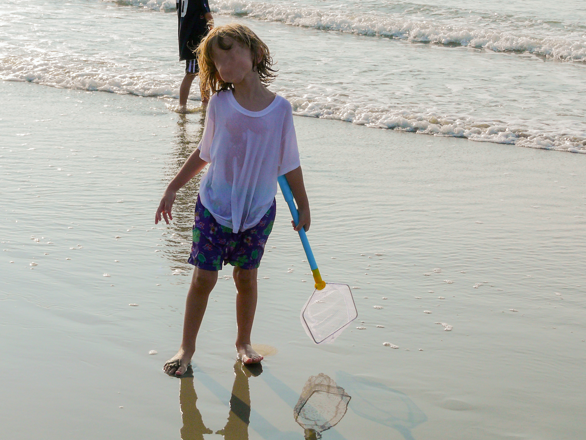 "Net at the Beach?" 5" x 7" Inkjet on Glossy Photo Paper