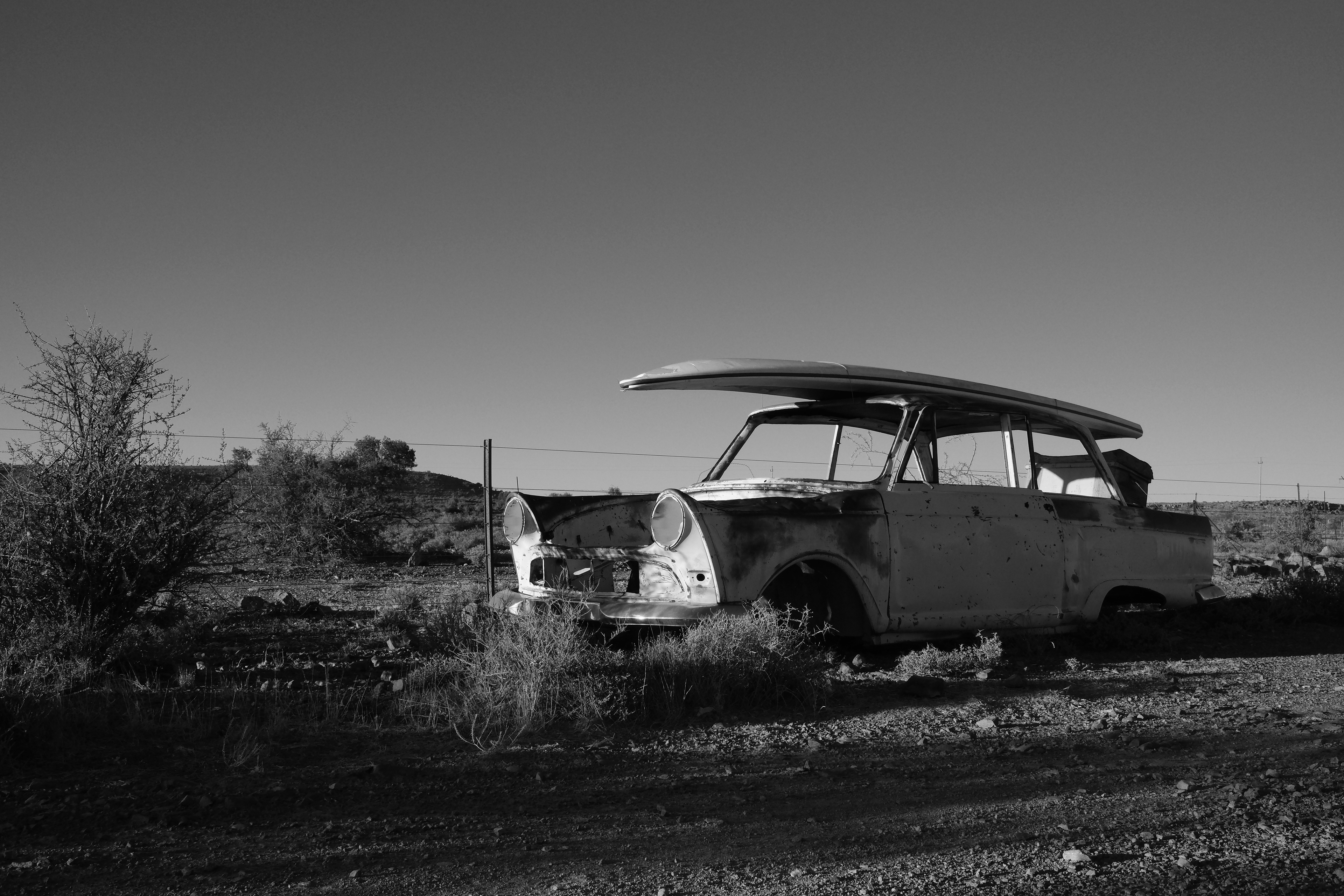 "Gone Surfing" in B&W Monochrome by Nathalie Boucry