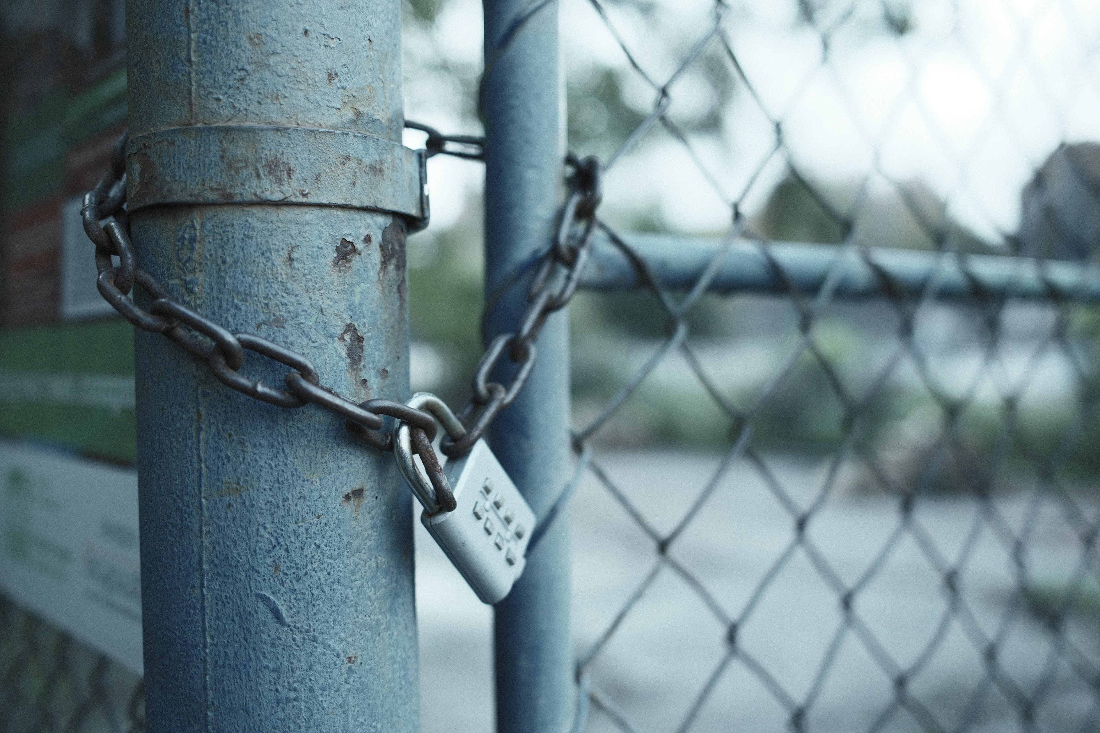 "Locked" in Chrome City by Nathalie Boucry