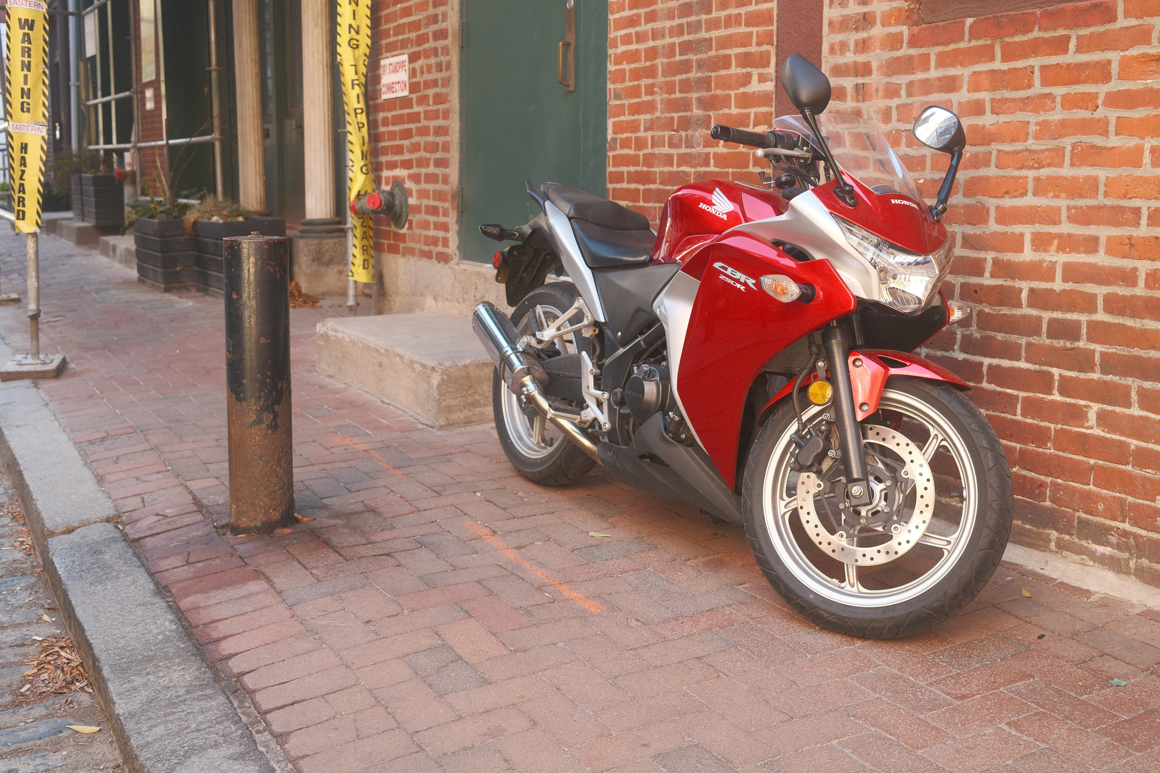 "Red Motorbike" in Timeless Negative by Ritchie Roesch