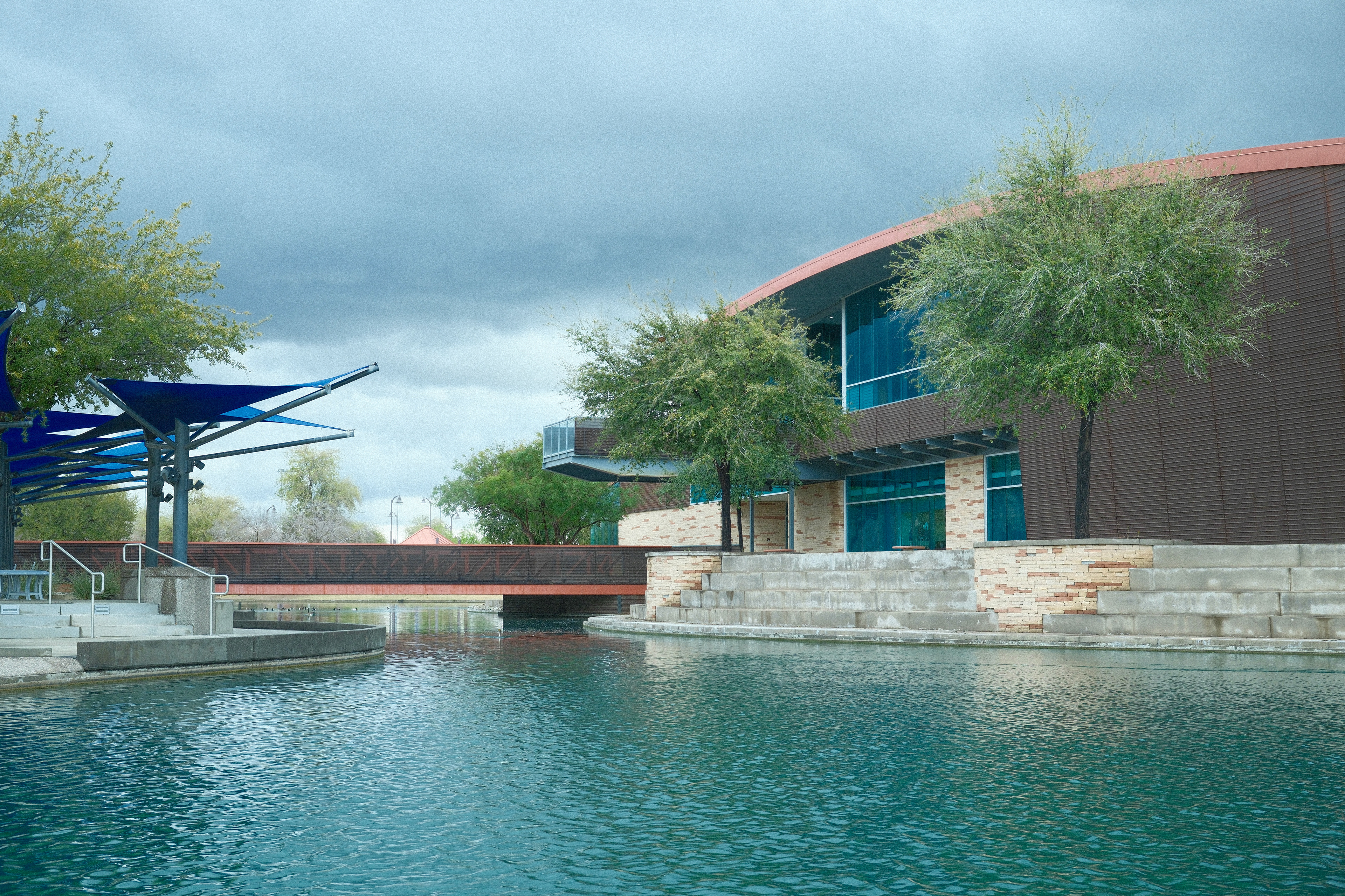 "Cloudy Architecture" in Retro Negative by Ritchie Roesch