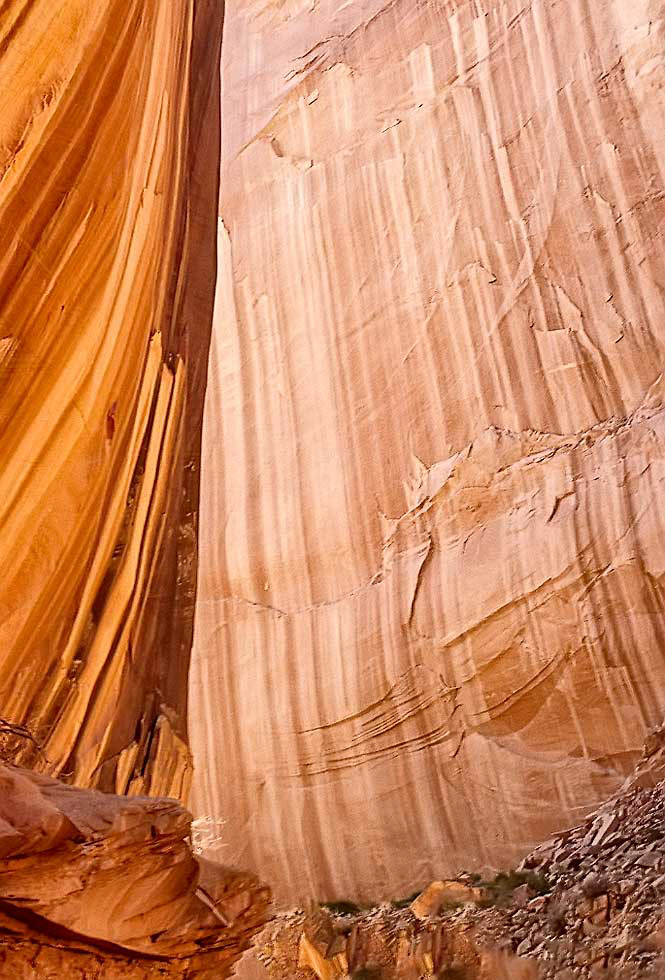 Utah Slot Canyon walls
