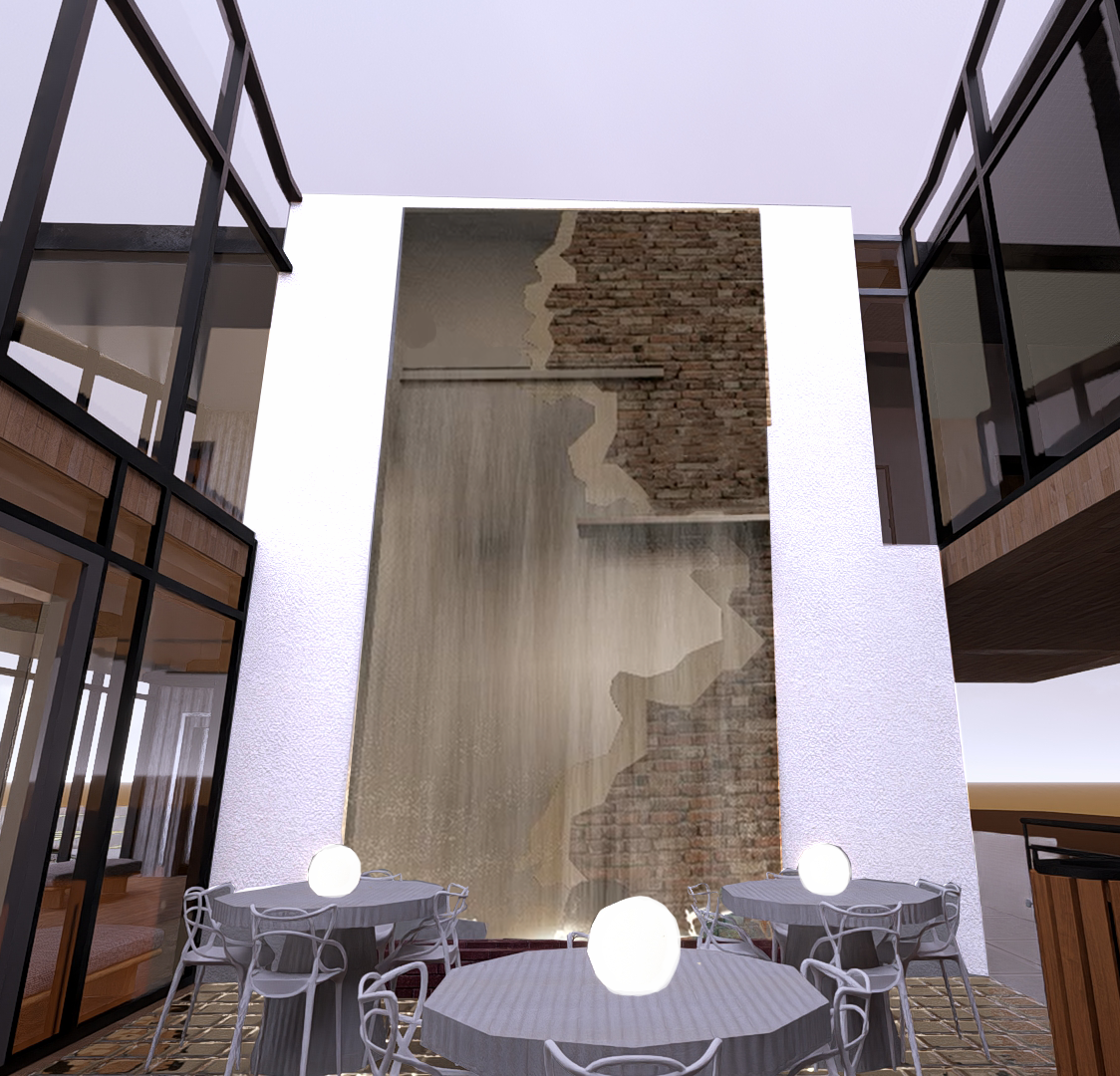 Fernweh Plaza Custom Fountain