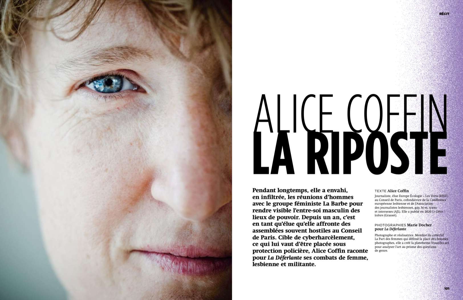 Alice Coffin, journaliste, élue de la Ville de Paris, autrice