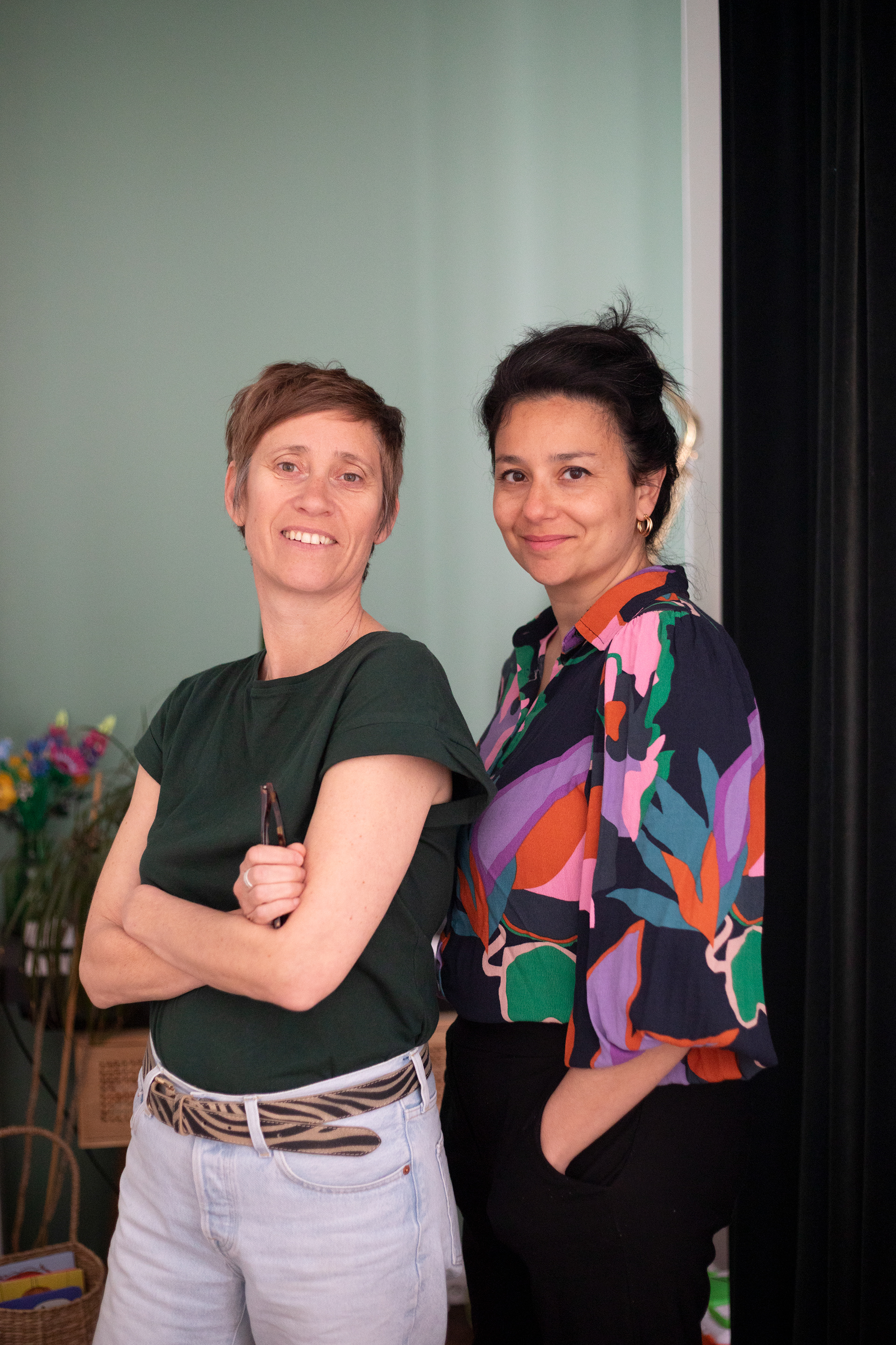 Caroline Fournier et Elsa Kedadouche, éditrices
