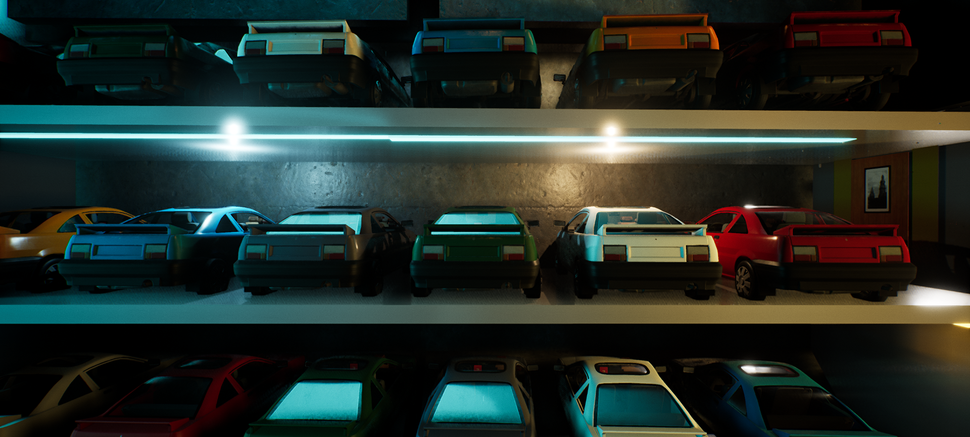 Delivery cars