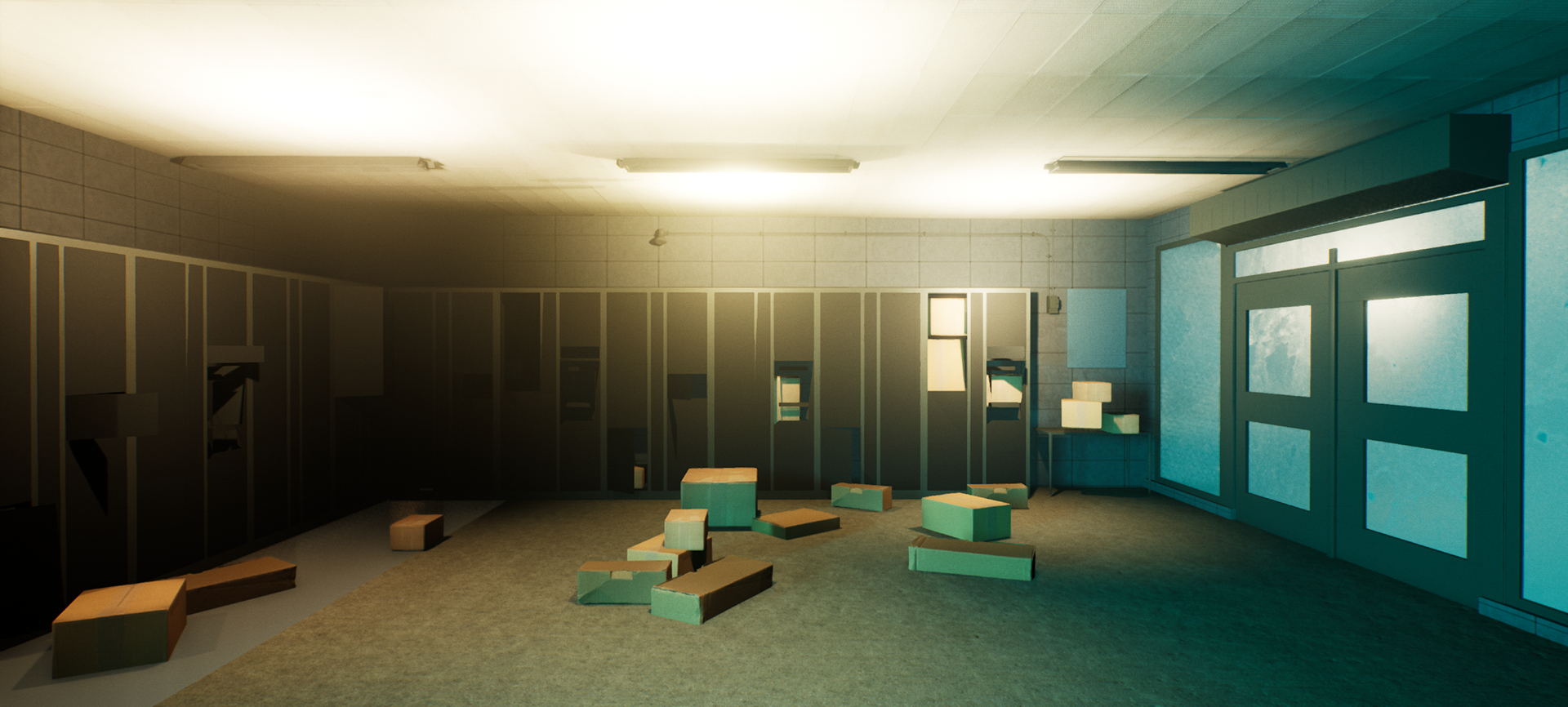 Parcel Pending/ Mail room