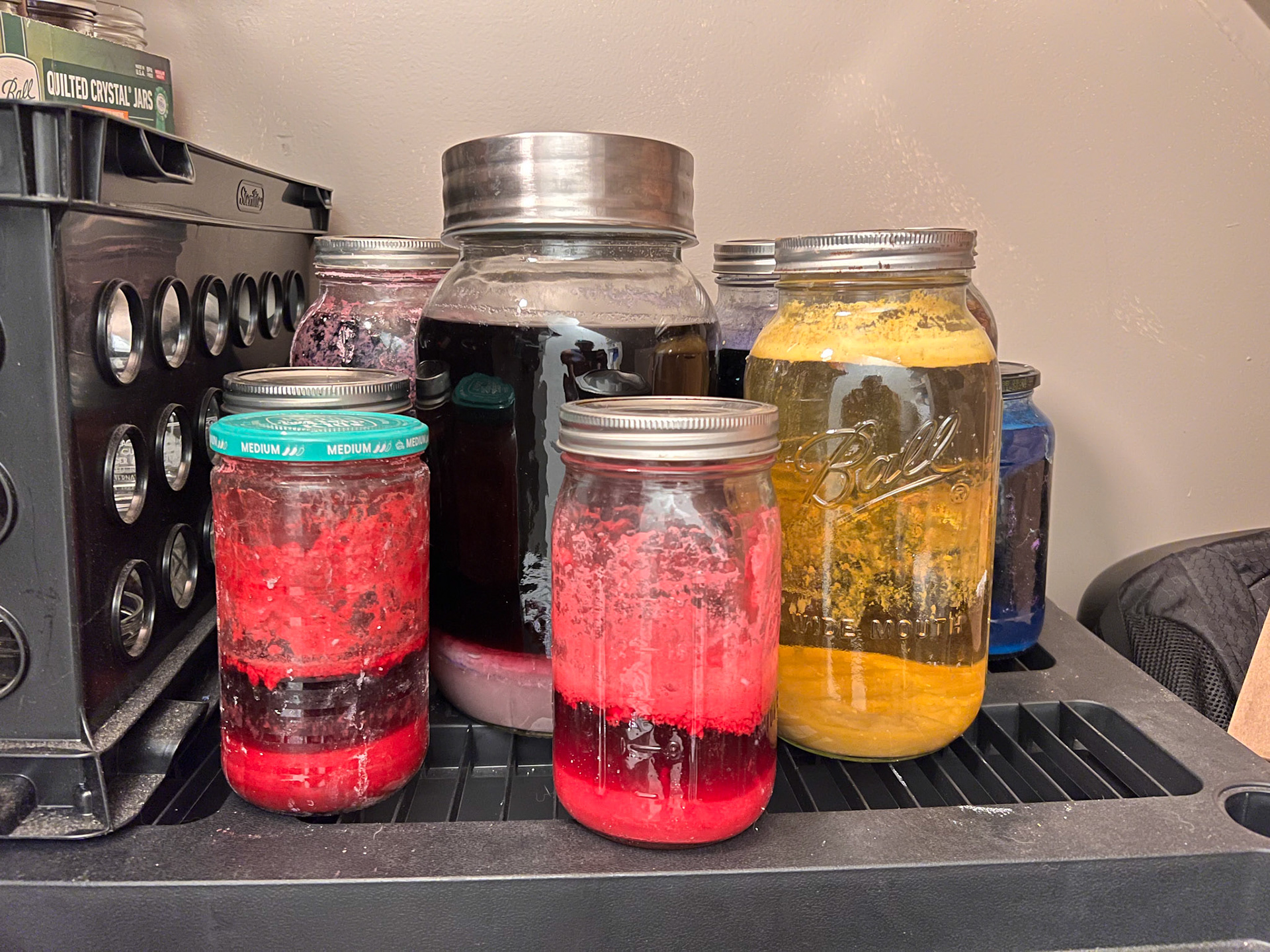 pigment sediment from liquid colors