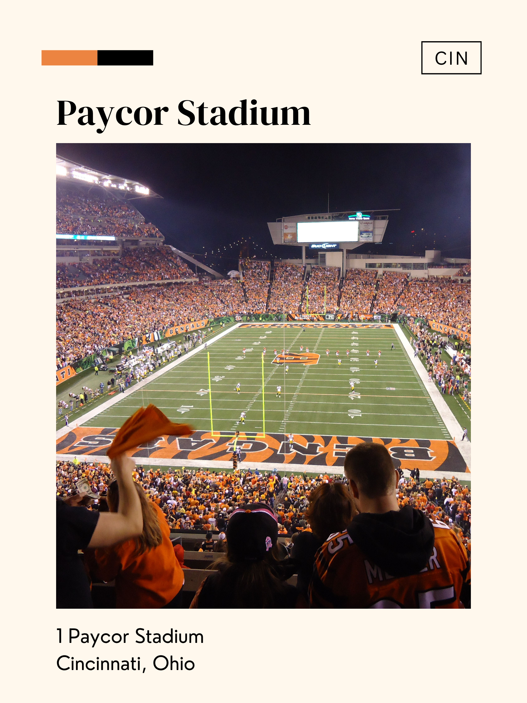 Bengals Poster (Personal Project). Created in Canva. [2022]
